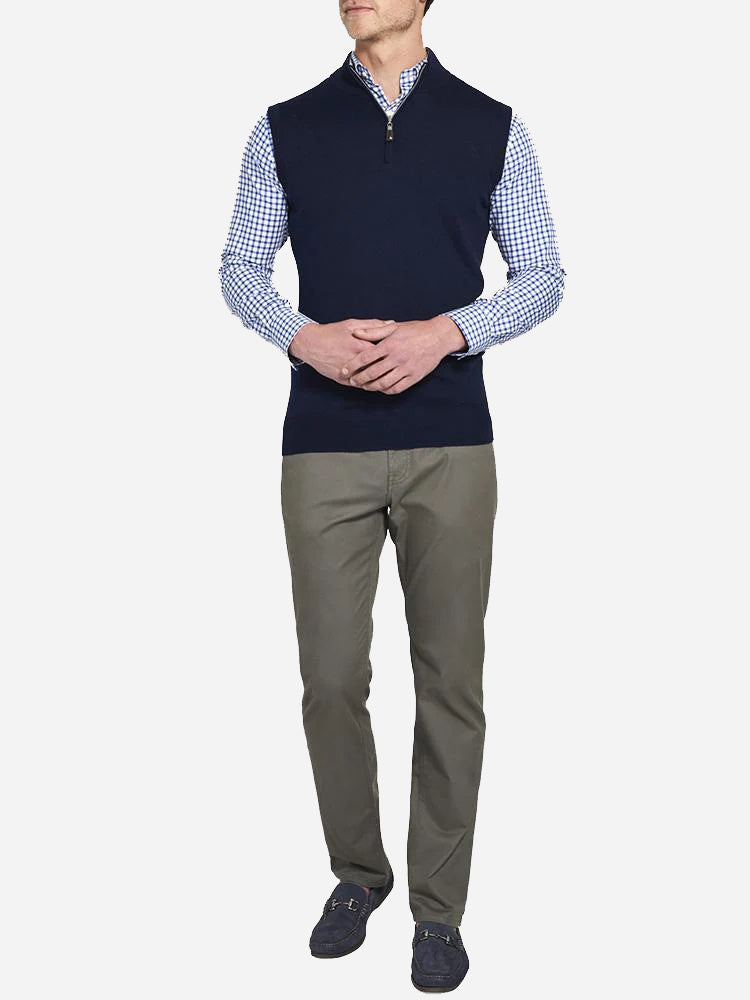  Peter Millar Men's Crown Soft Quarter-Zip Vest