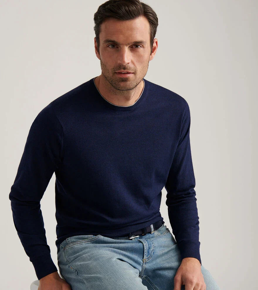  Peter Millar Excursionist Flex Crew: Navy