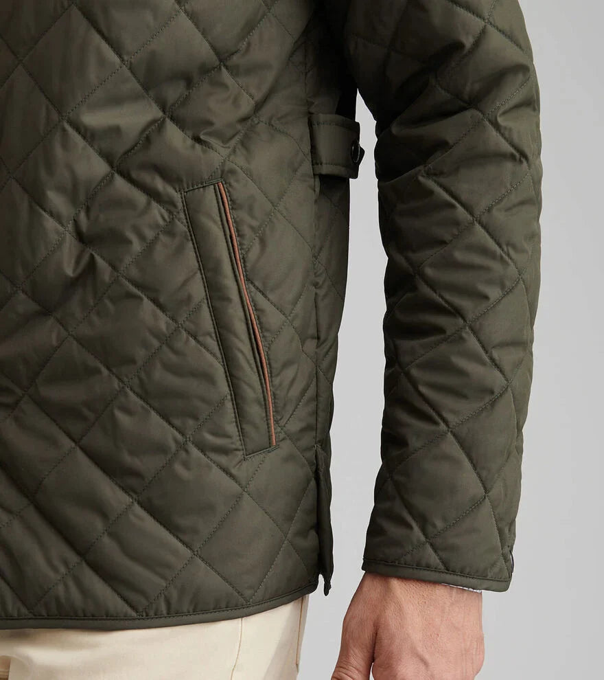  Peter Millar Suffolk Coat: Dark Olive
