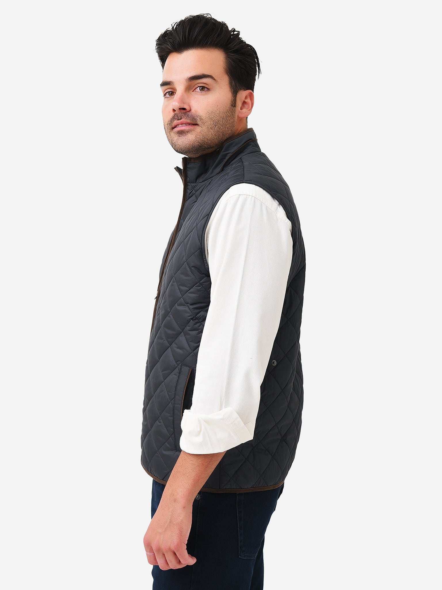  Peter Millar Crown Men's Essex Quilted Travel Vest