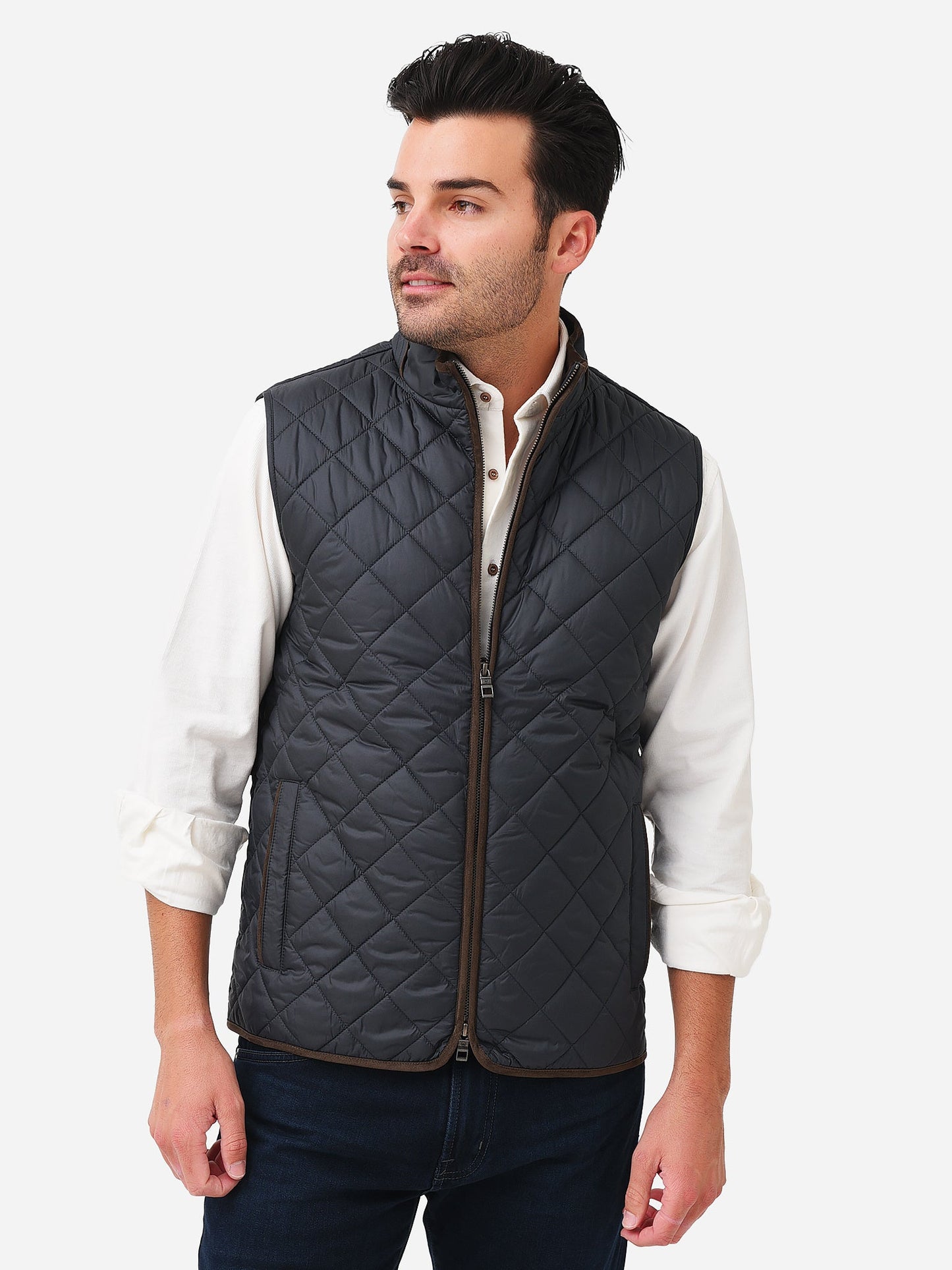  Peter Millar Crown Men's Essex Quilted Travel Vest