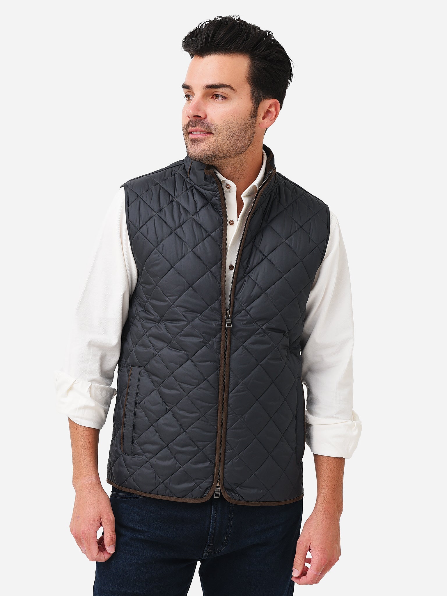  Peter Millar Crown Men's Essex Quilted Travel Vest