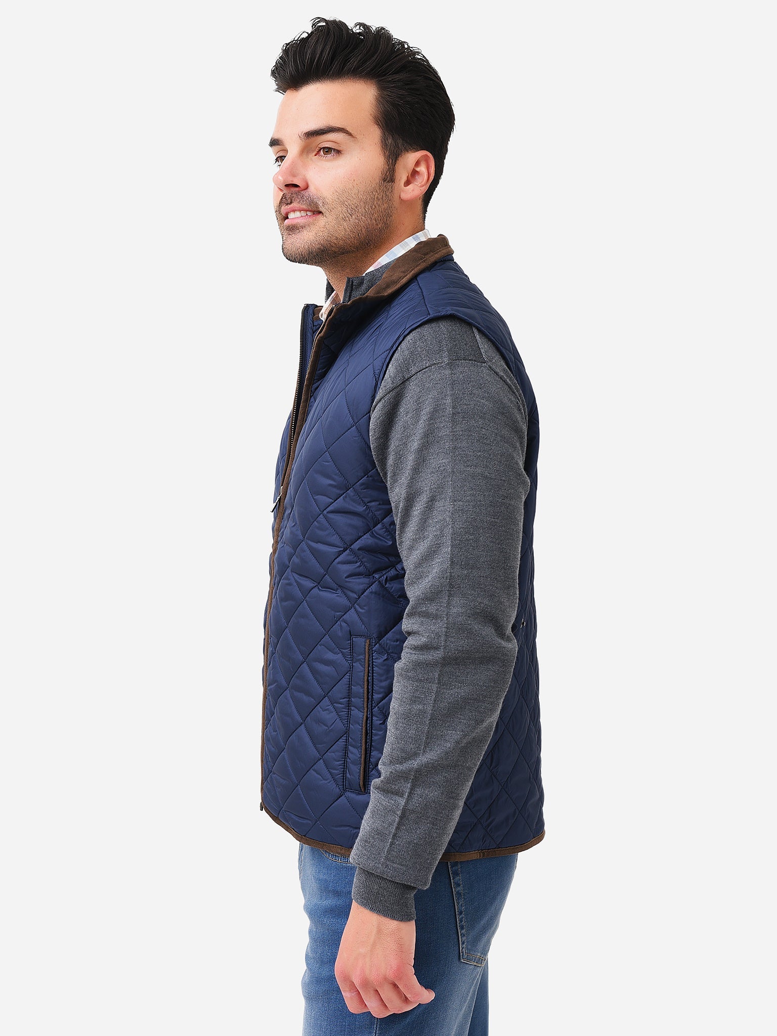  Peter Millar Crown Men's Essex Quilted Travel Vest