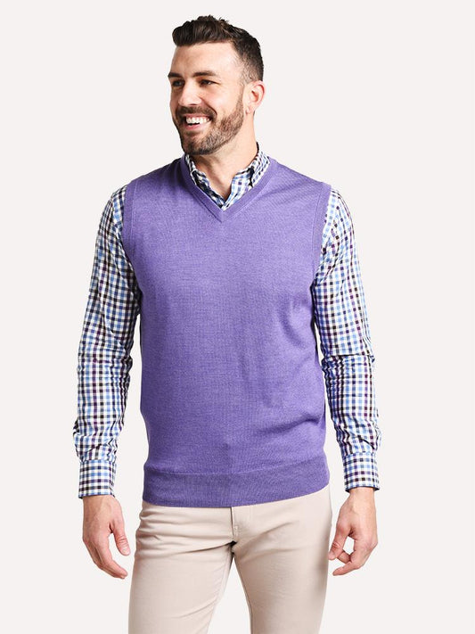  Peter Millar Men's Crown Soft V-Neck Vest
