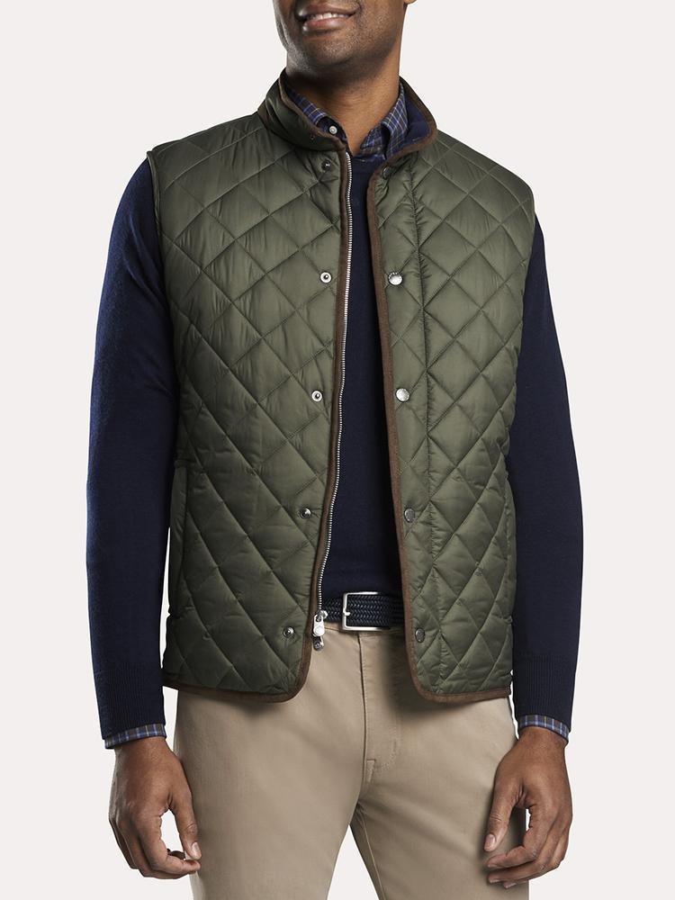  Peter Millar Men's Essex Quilted Traveler Vest