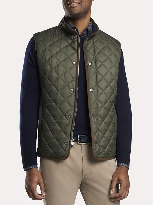  Peter Millar Men's Essex Quilted Traveler Vest