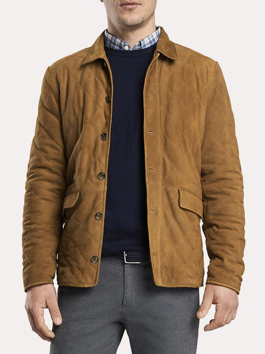  Peter Millar Alpine Suede Field Coat