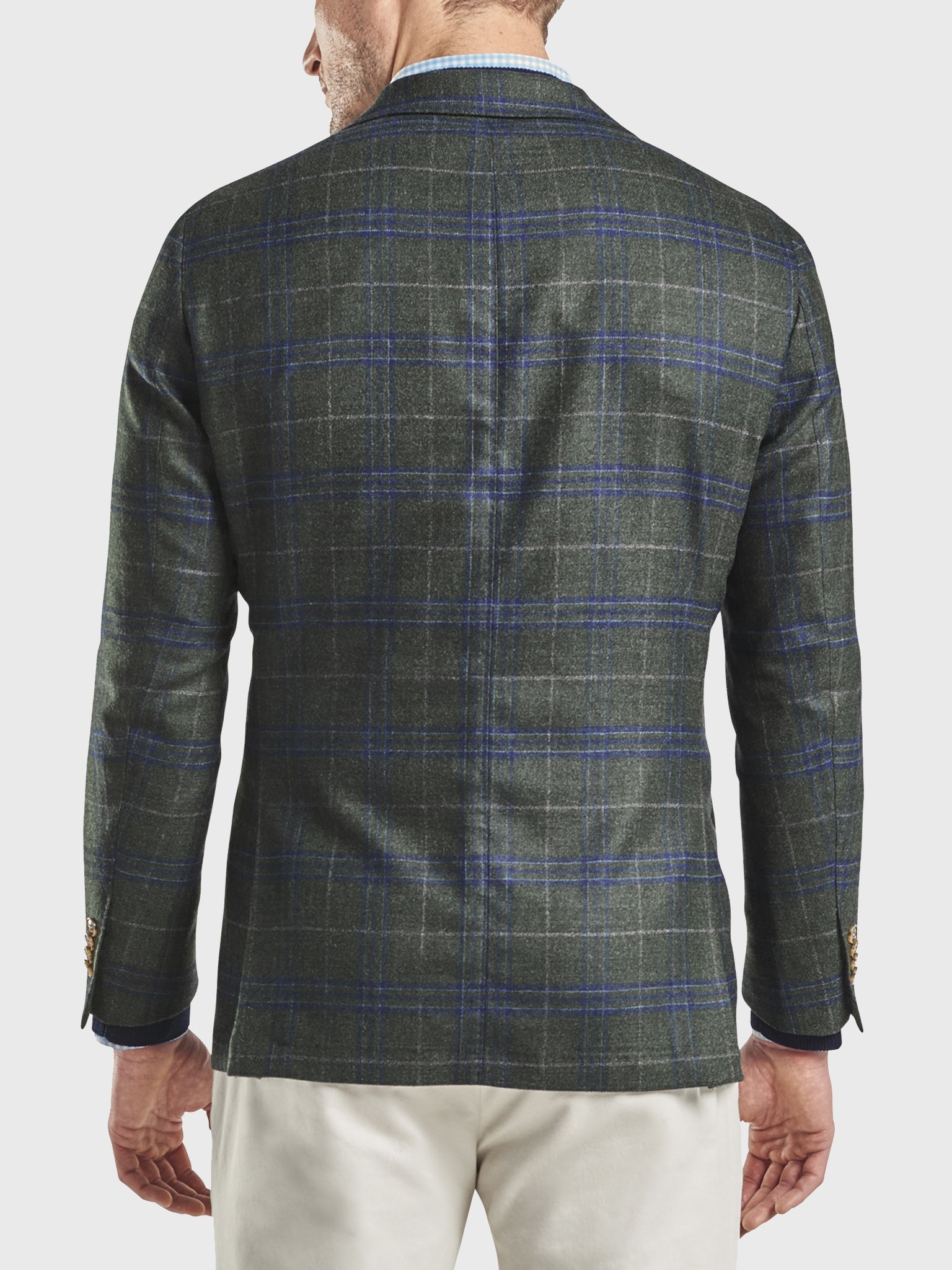  Peter Millar Crown Men's Wintertime Windowpane Soft Jacket