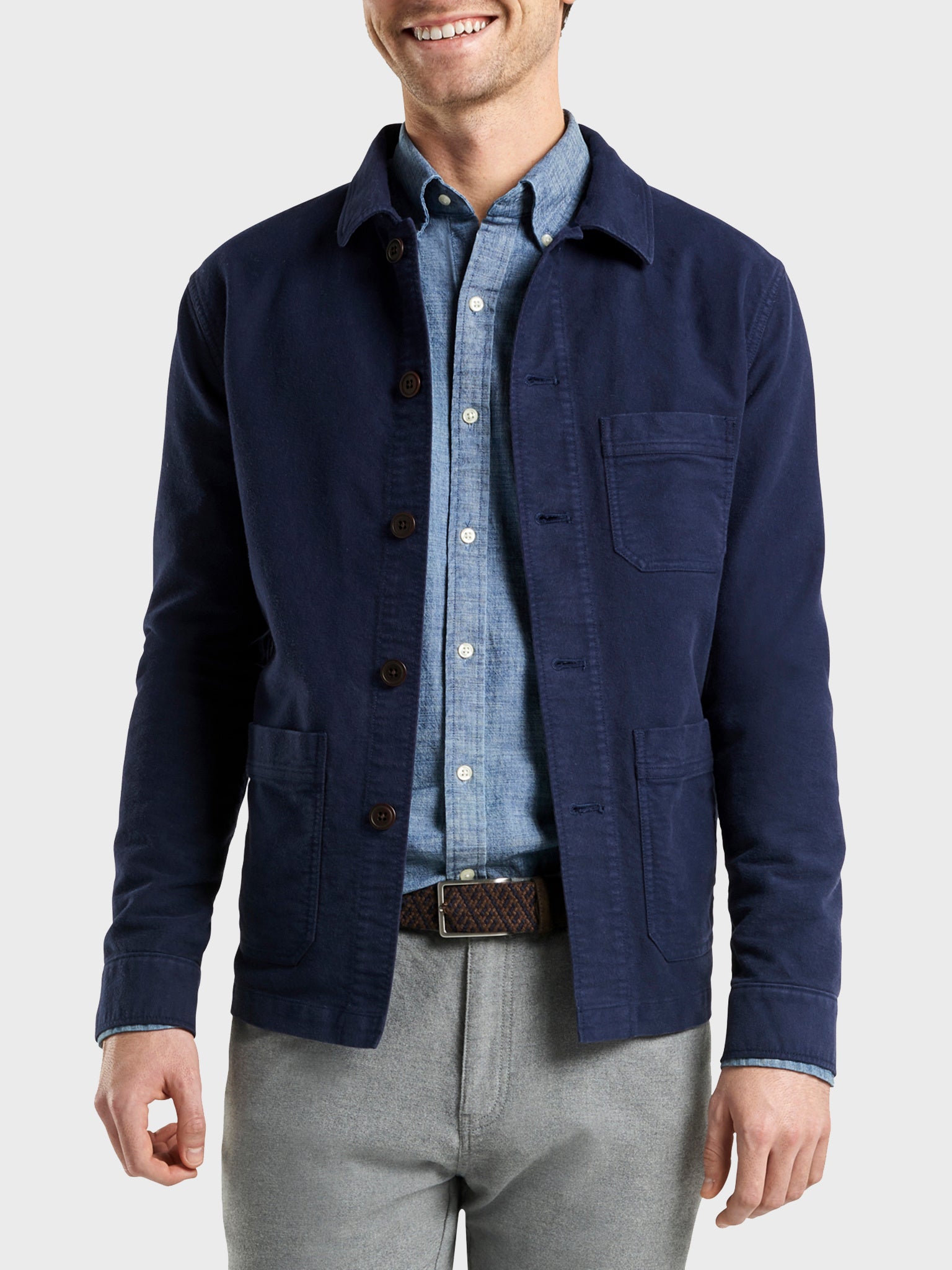  Peter Millar Mountainside Men's Moleskin Chore Coat