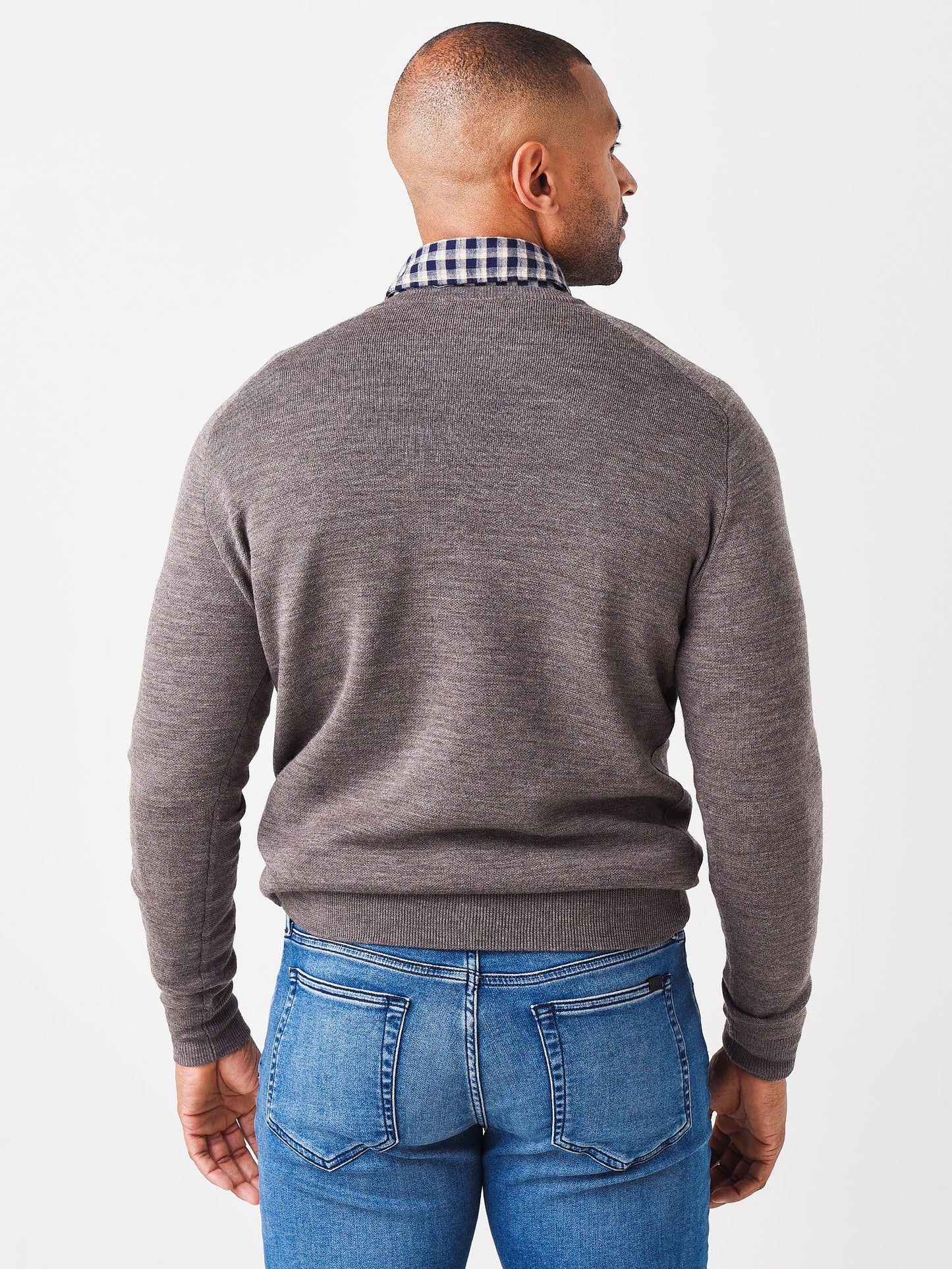  Peter Millar Men's Crown Crafted Interlock V-Neck Sweater