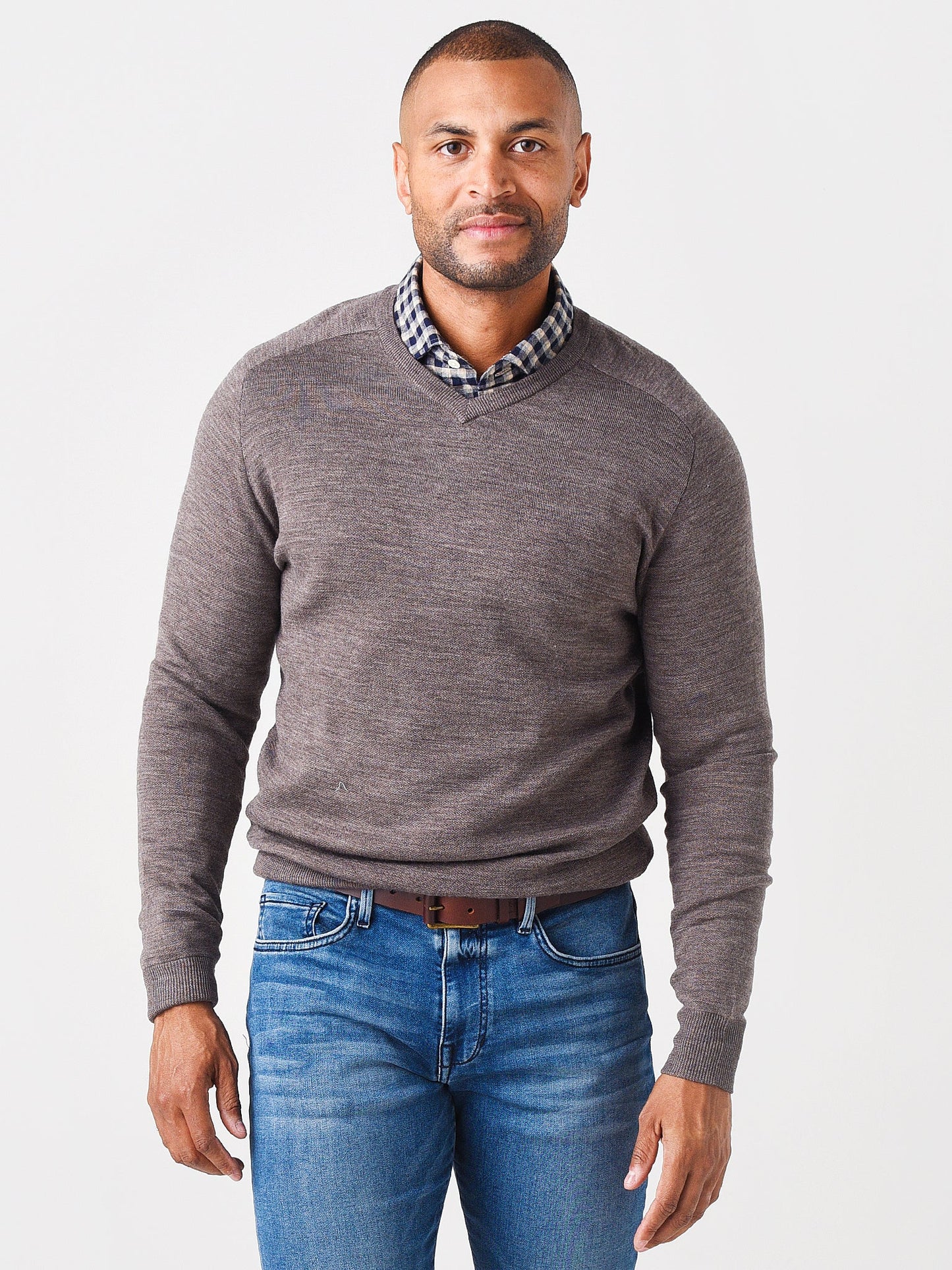  Peter Millar Men's Crown Crafted Interlock V-Neck Sweater