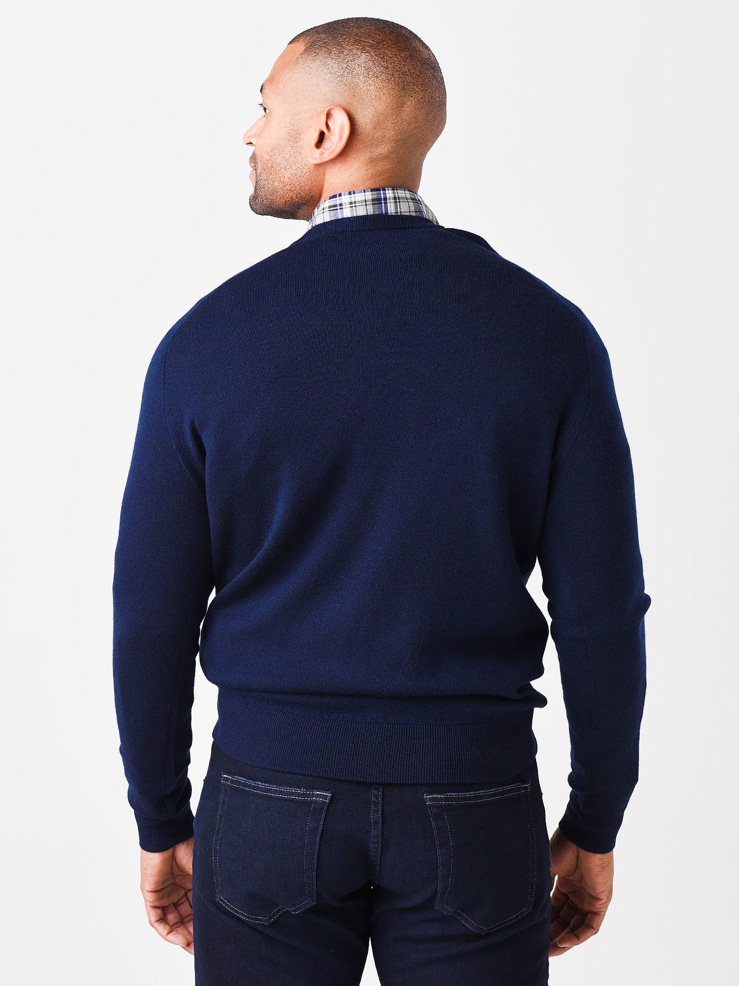  Peter Millar Men's Crown Crafted Interlock V-Neck Sweater