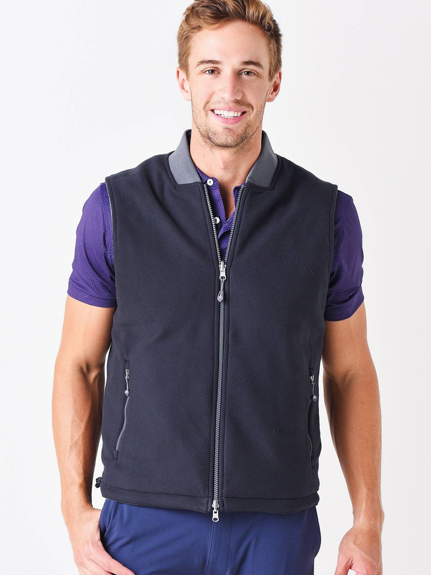  Peter Millar Crown Sport Men's Thermal Block Reversible Vest