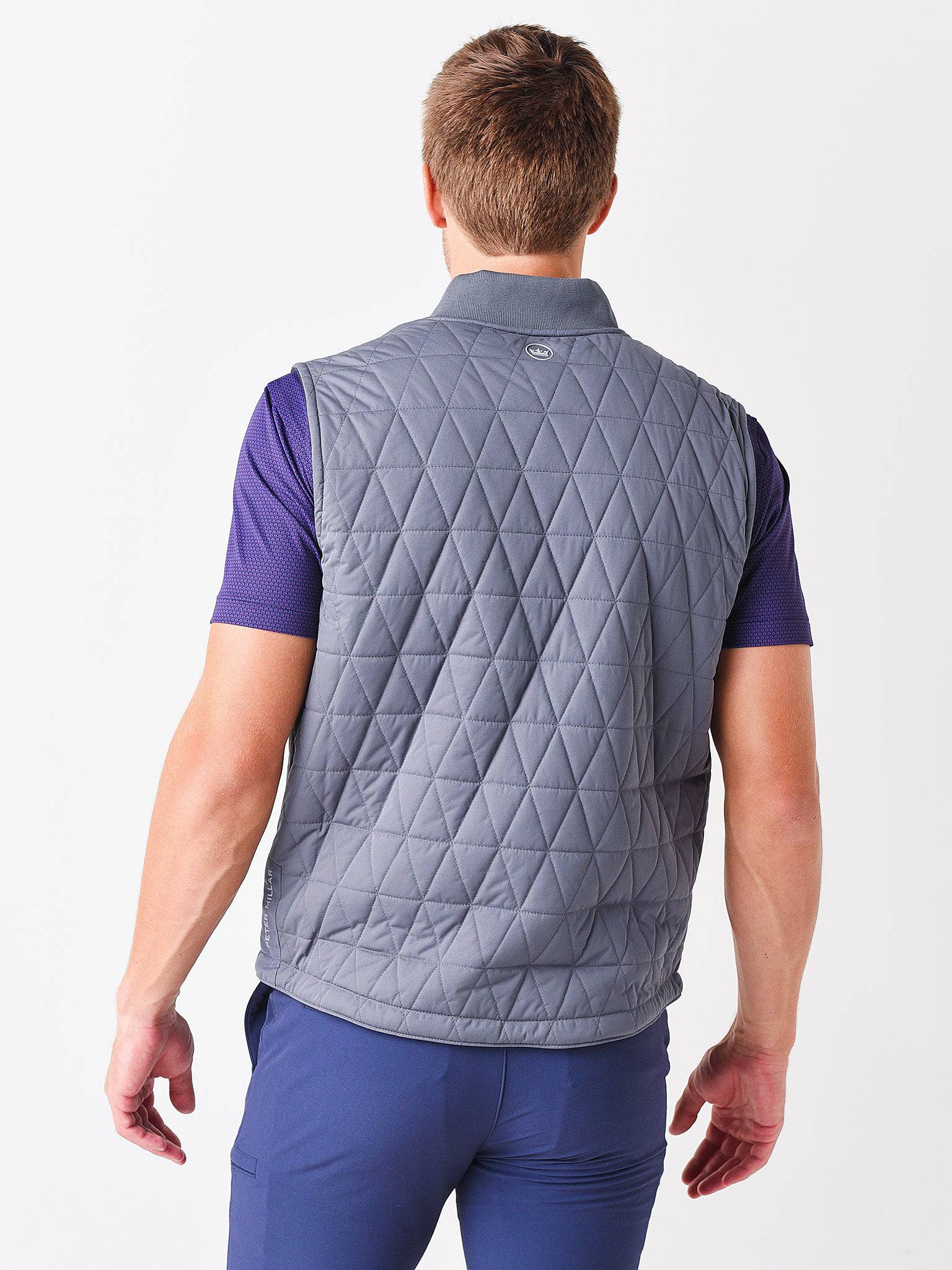  Peter Millar Crown Sport Men's Thermal Block Reversible Vest