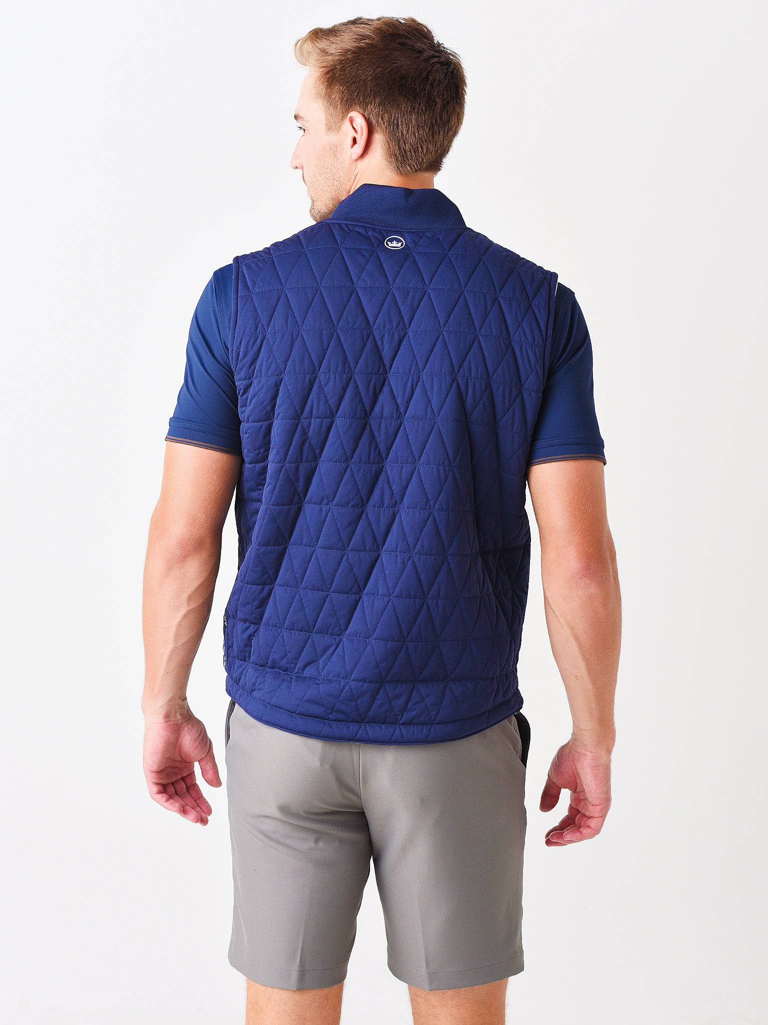  Peter Millar Crown Sport Men's Thermal Block Reversible Vest