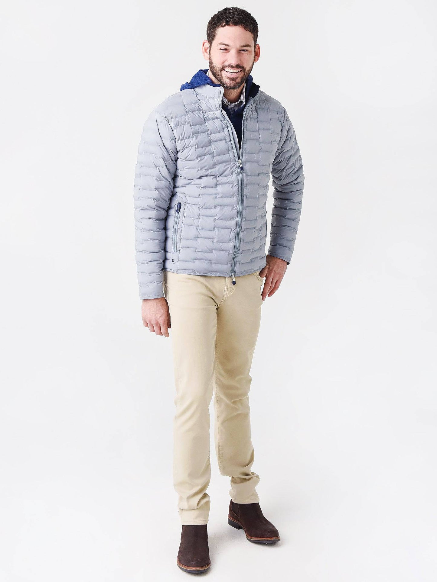  Peter Millar Crown Crafted Men's Blaze Insulated Bomber Jacket