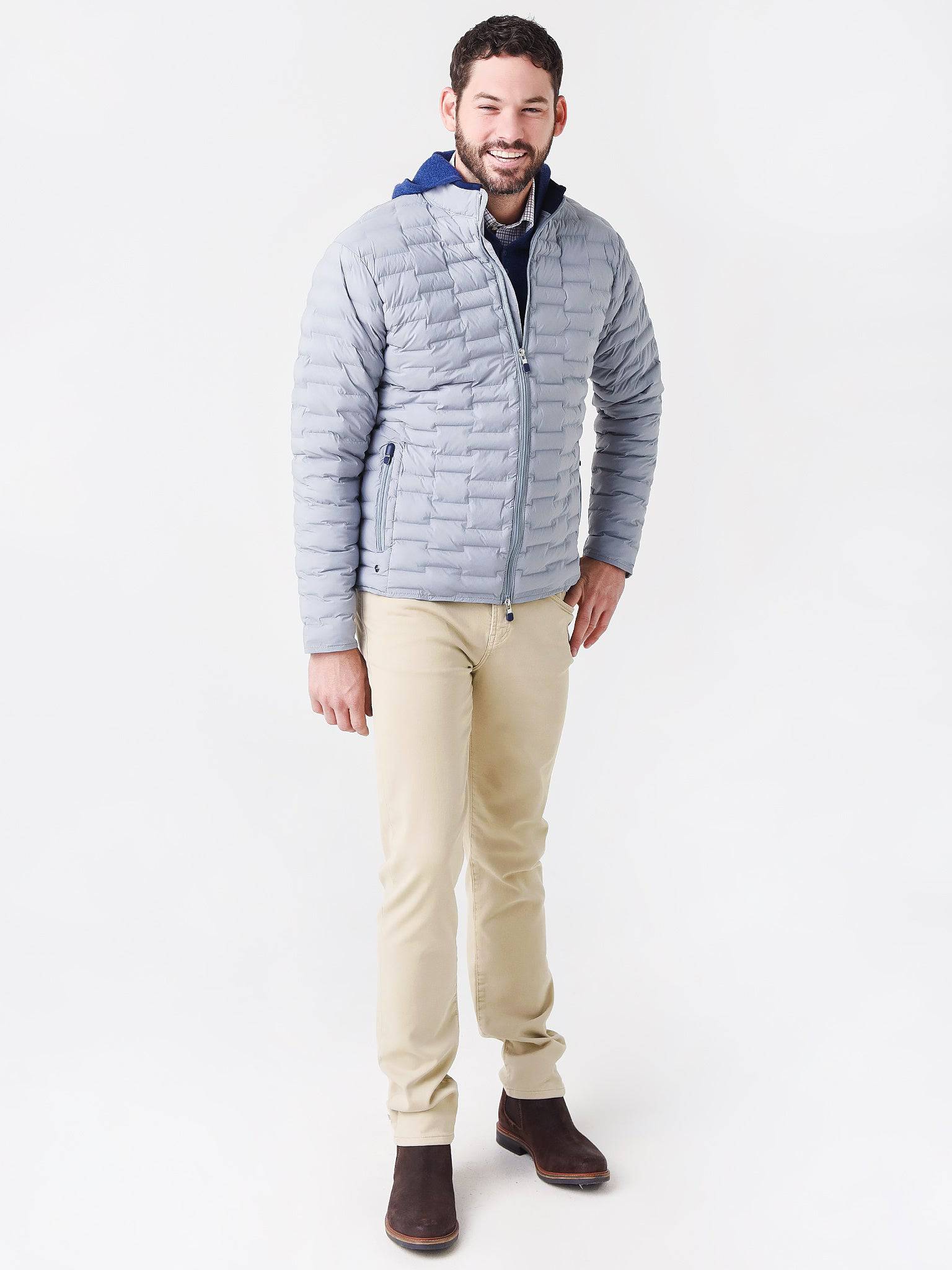  Peter Millar Crown Crafted Men's Blaze Insulated Bomber Jacket
