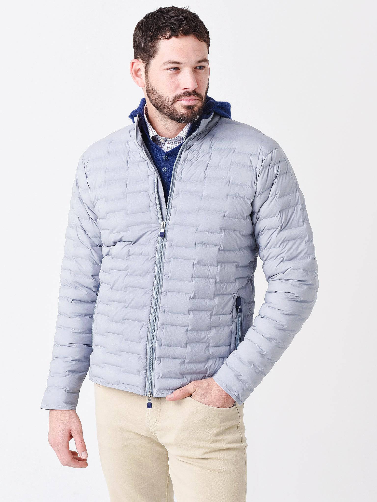  Peter Millar Crown Crafted Men's Blaze Insulated Bomber Jacket