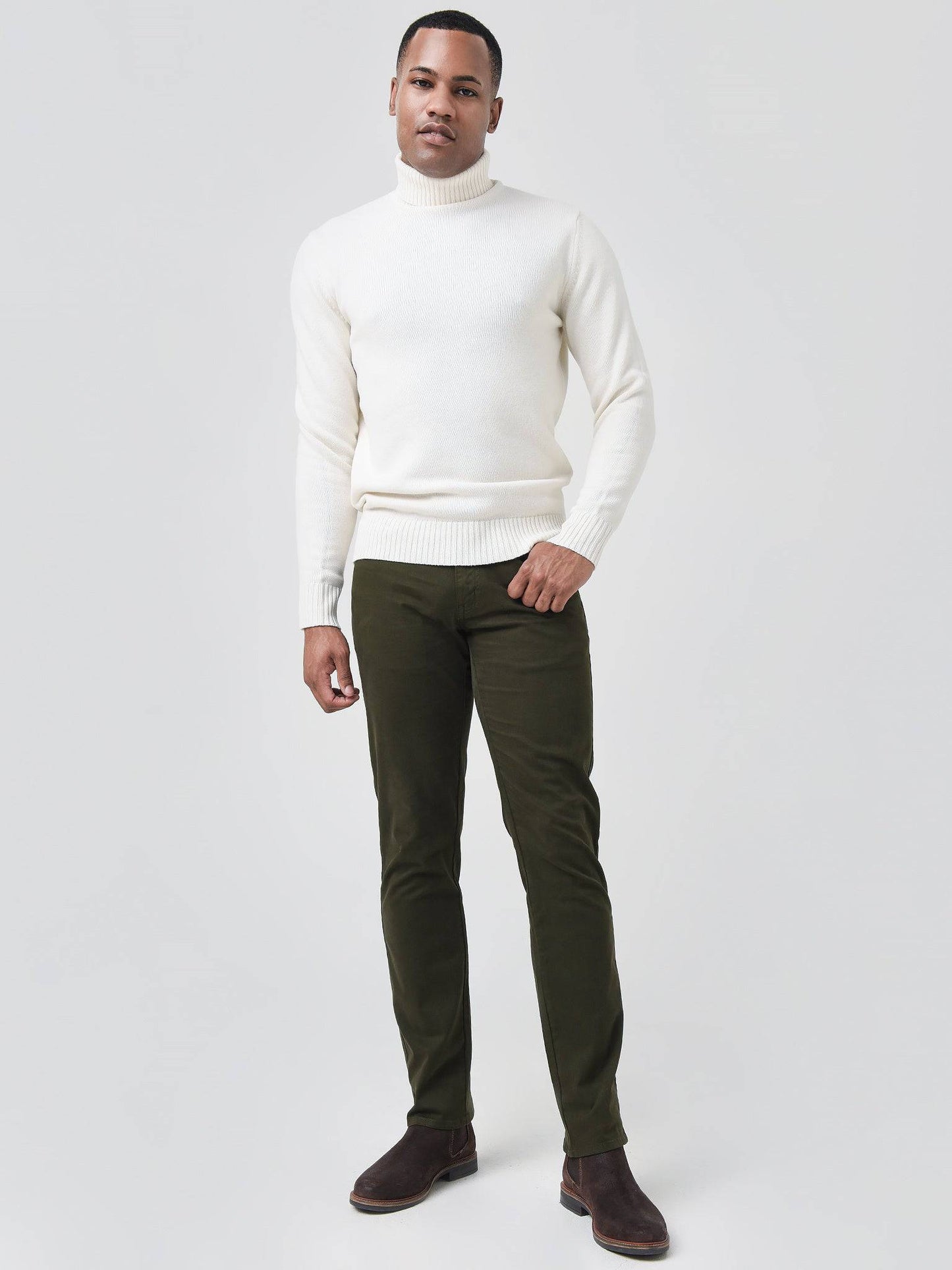  Peter Millar Collection Men's Alpine Turtleneck Sweater