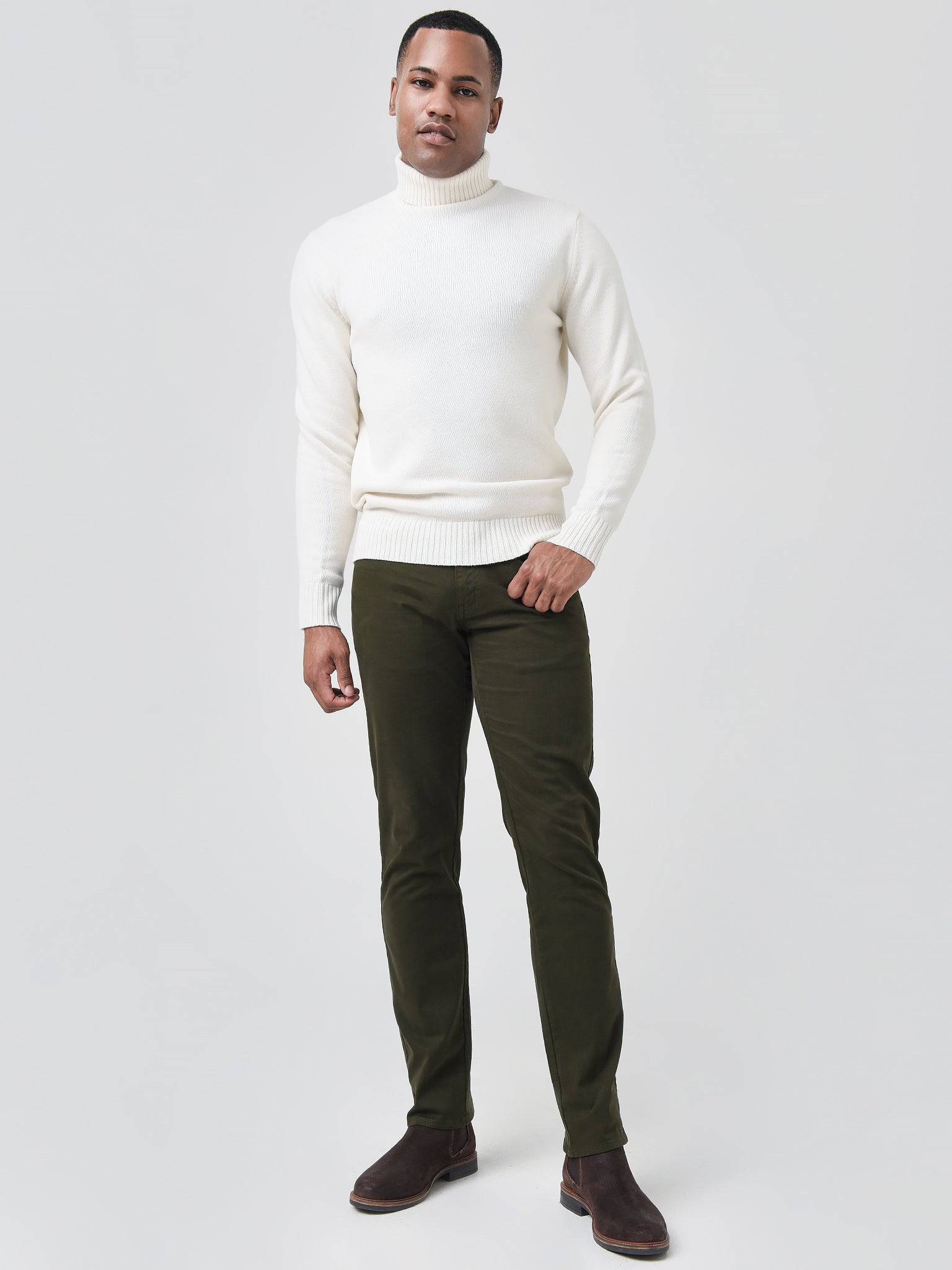  Peter Millar Collection Men's Alpine Turtleneck Sweater