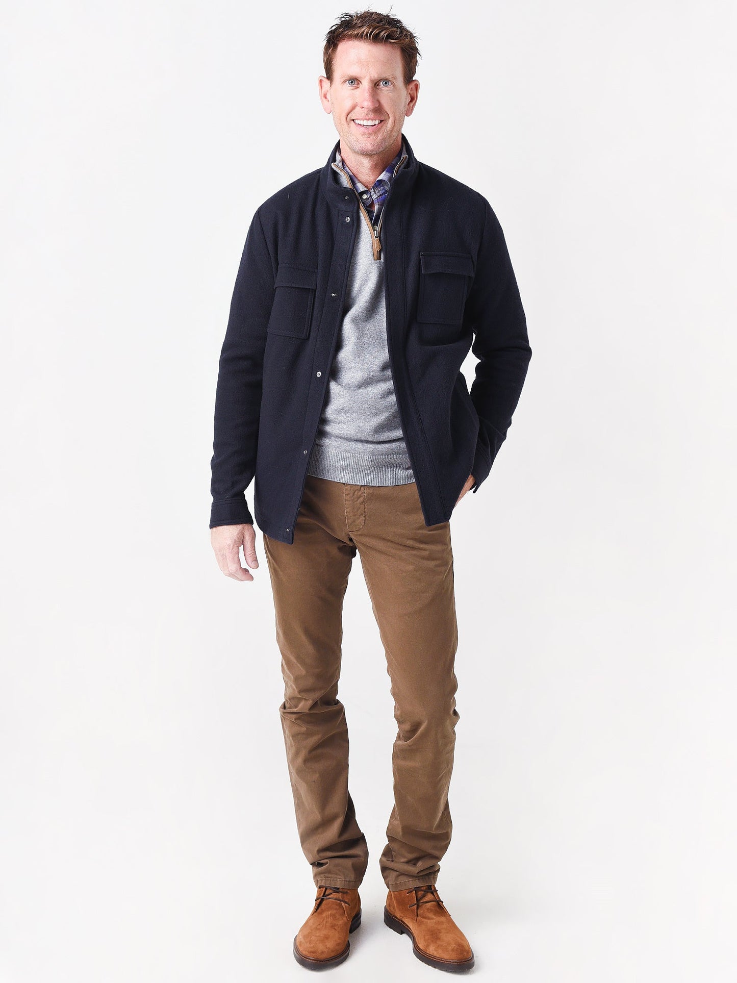  Peter Millar Collection Men's Stable Shirt Jacket