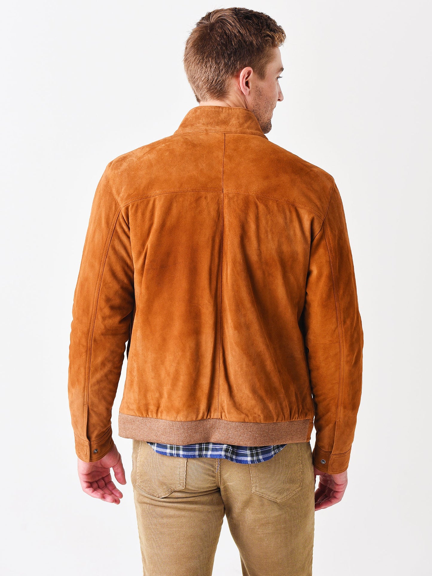 Peter Millar Crown Men's Suede Bomber
