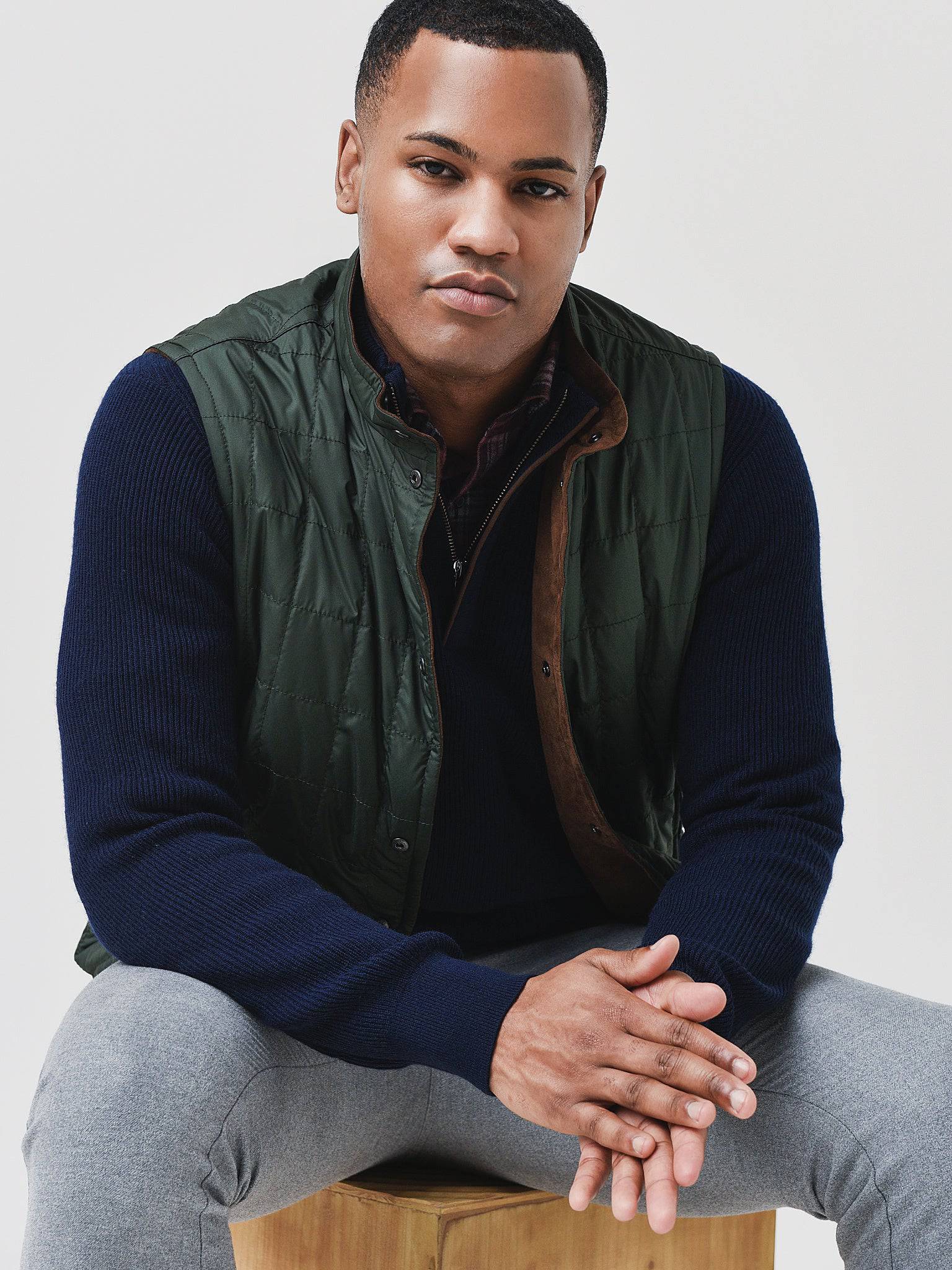  Peter Millar Crown Men's Reversible Suede Vest