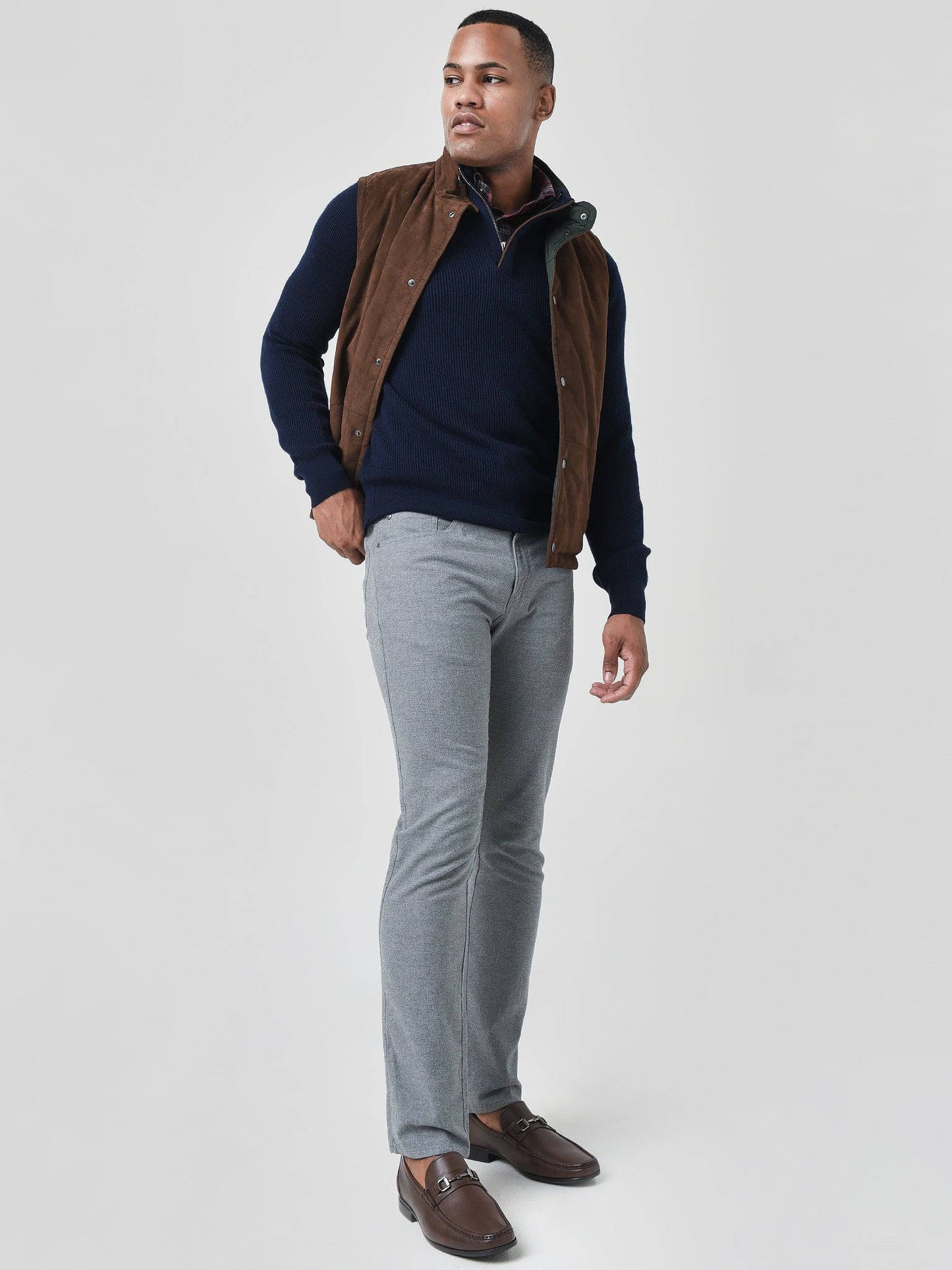  Peter Millar Crown Men's Reversible Suede Vest