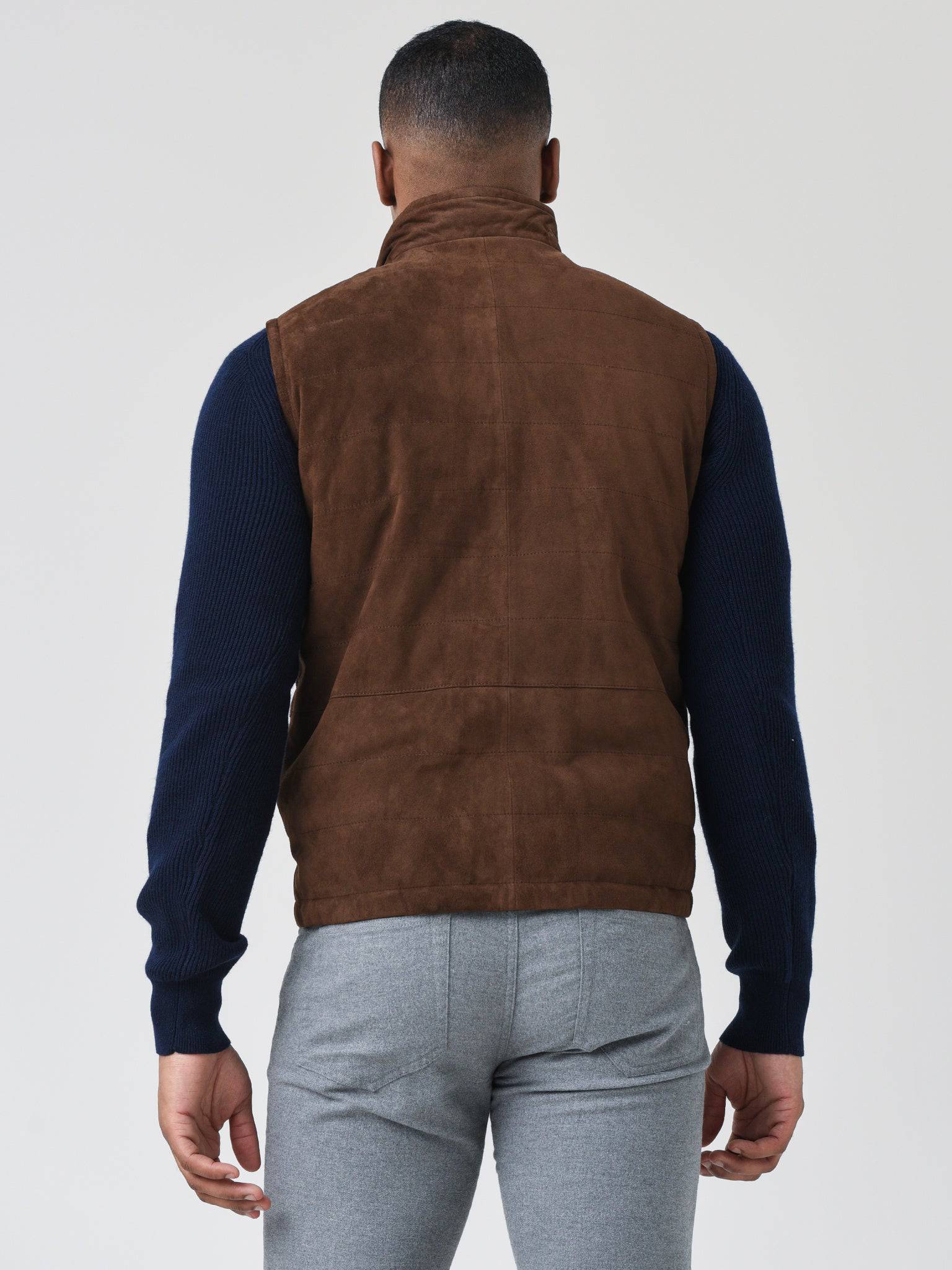  Peter Millar Crown Men's Reversible Suede Vest