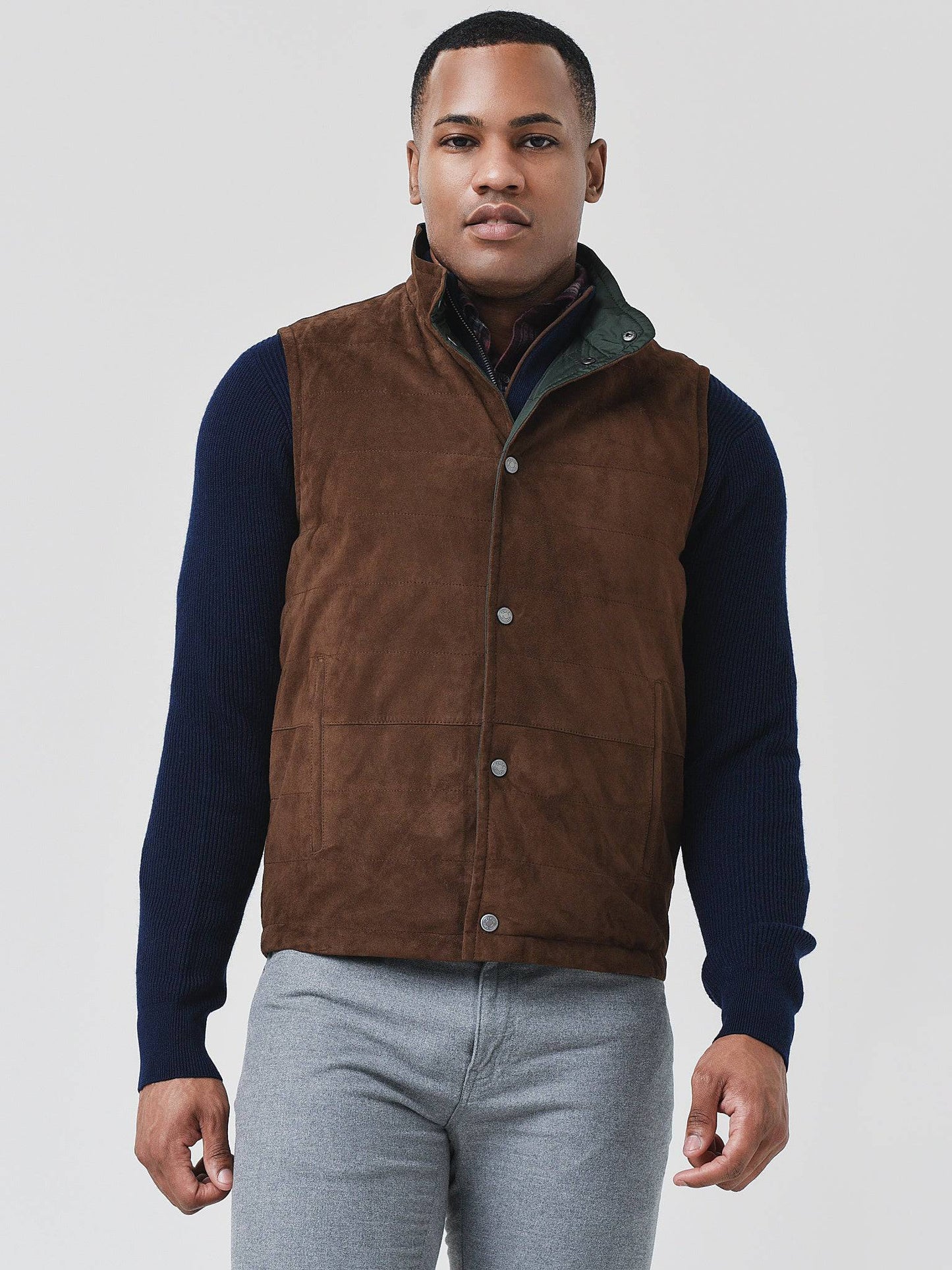  Peter Millar Crown Men's Reversible Suede Vest