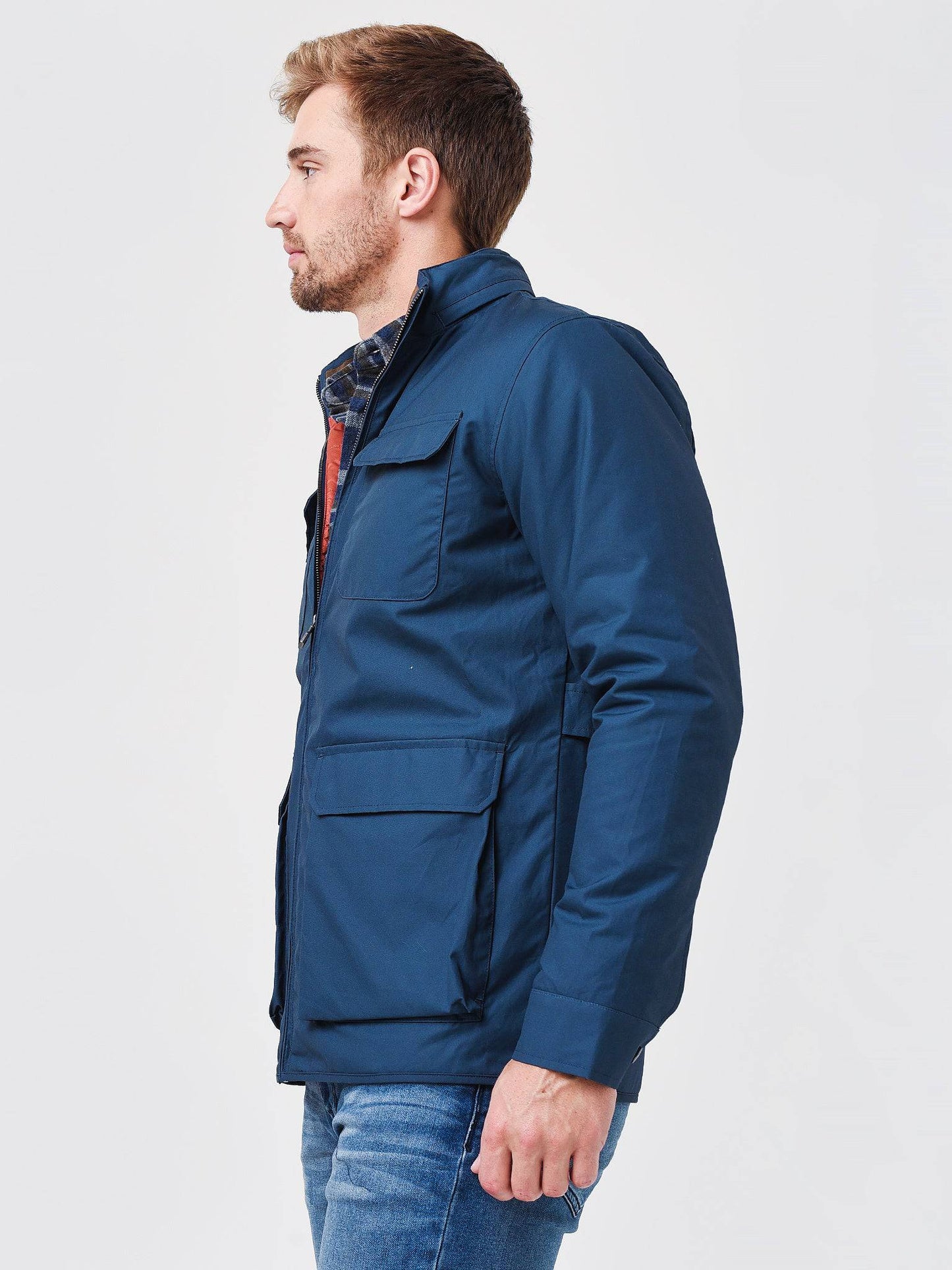  Peter Millar Crown Men's Waxed Cotton Safari Jacket