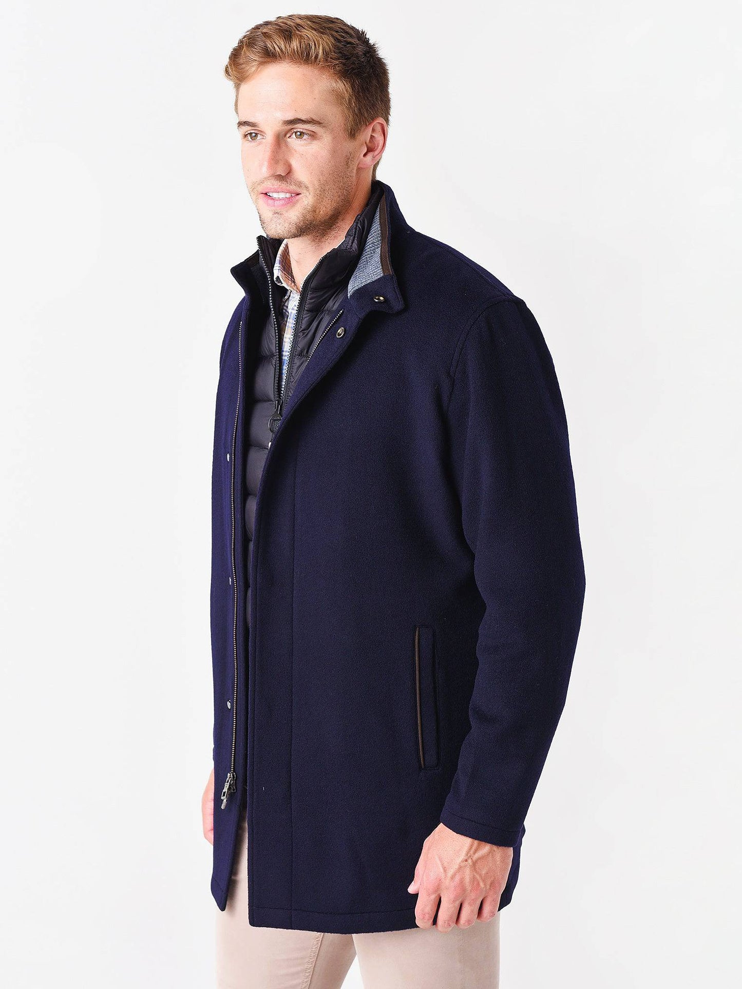  Peter Millar Crown Men's Flex-Fleece City Coat