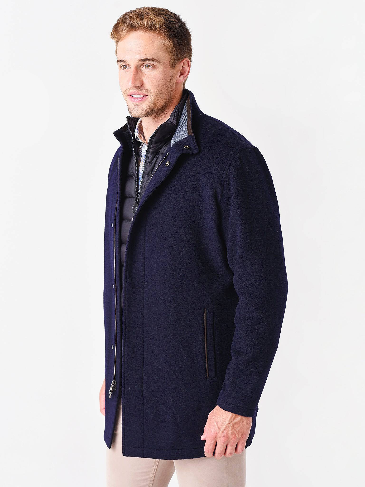  Peter Millar Crown Men's Flex-Fleece City Coat