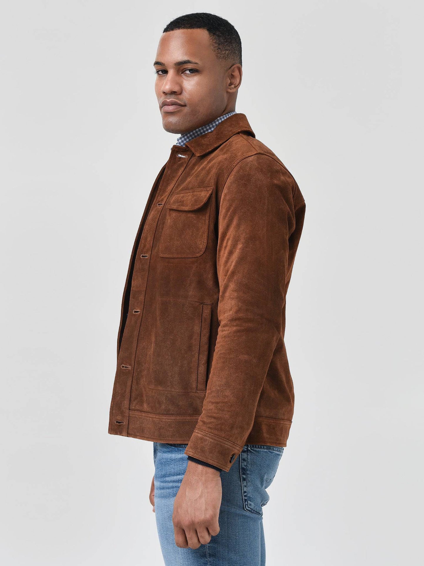  Peter Millar Crown Men's Rough Out Suede Jacket