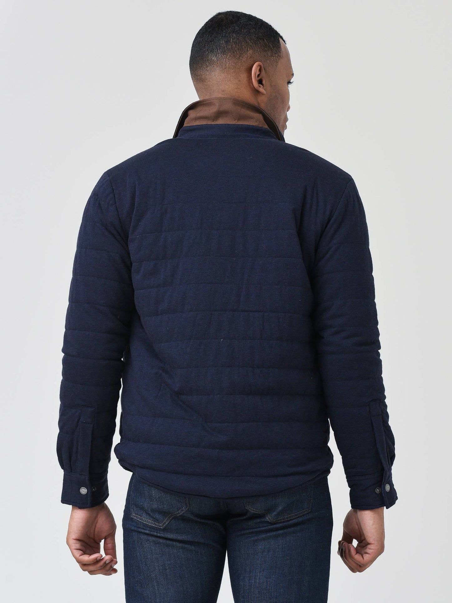  Peter Millar Crown Men's Cotton Cashmere Knit Shirt Jacket