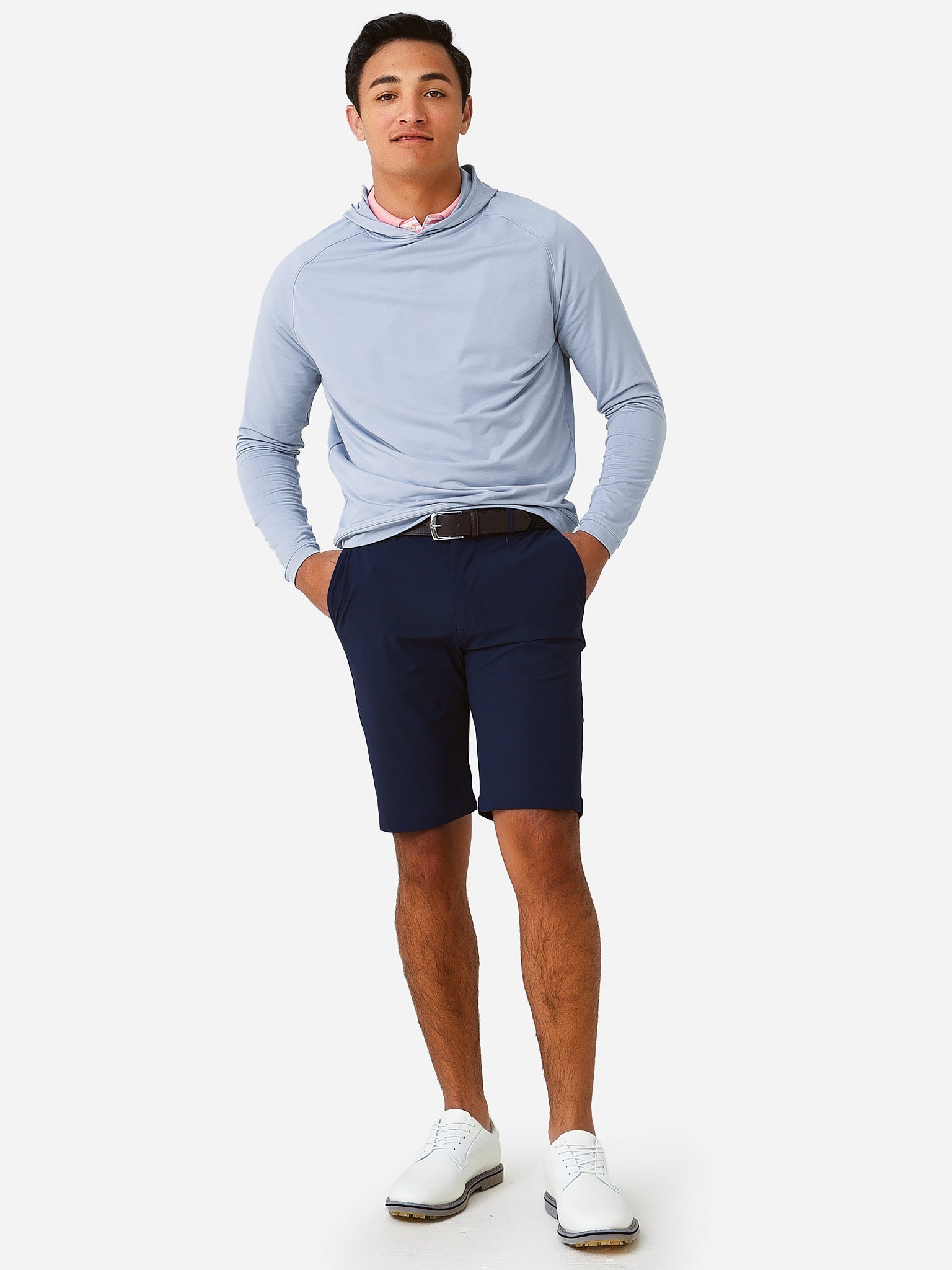  Peter Millar Crown Sport Men's Pine Performance Hoodie