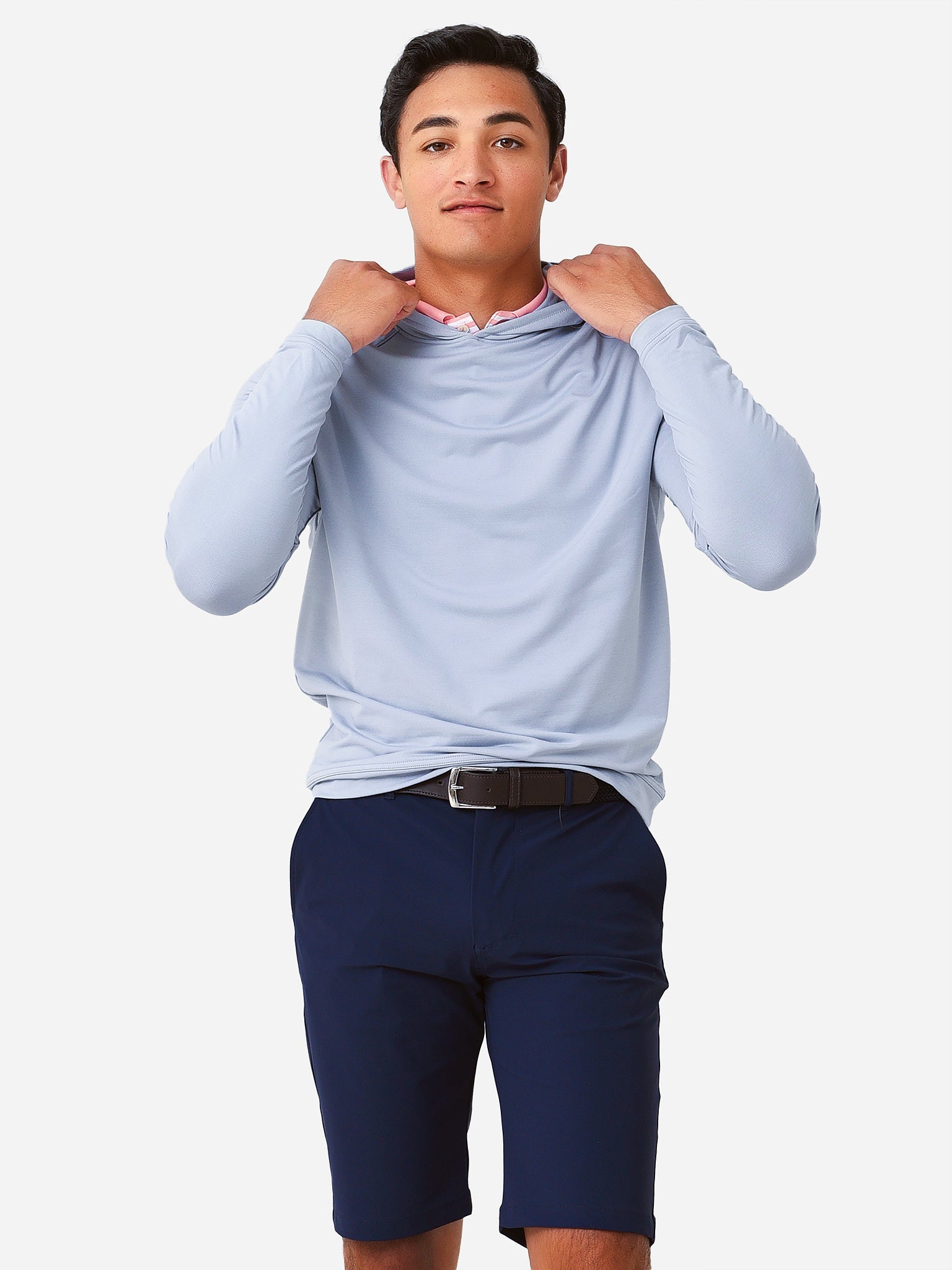  Peter Millar Crown Sport Men's Pine Performance Hoodie