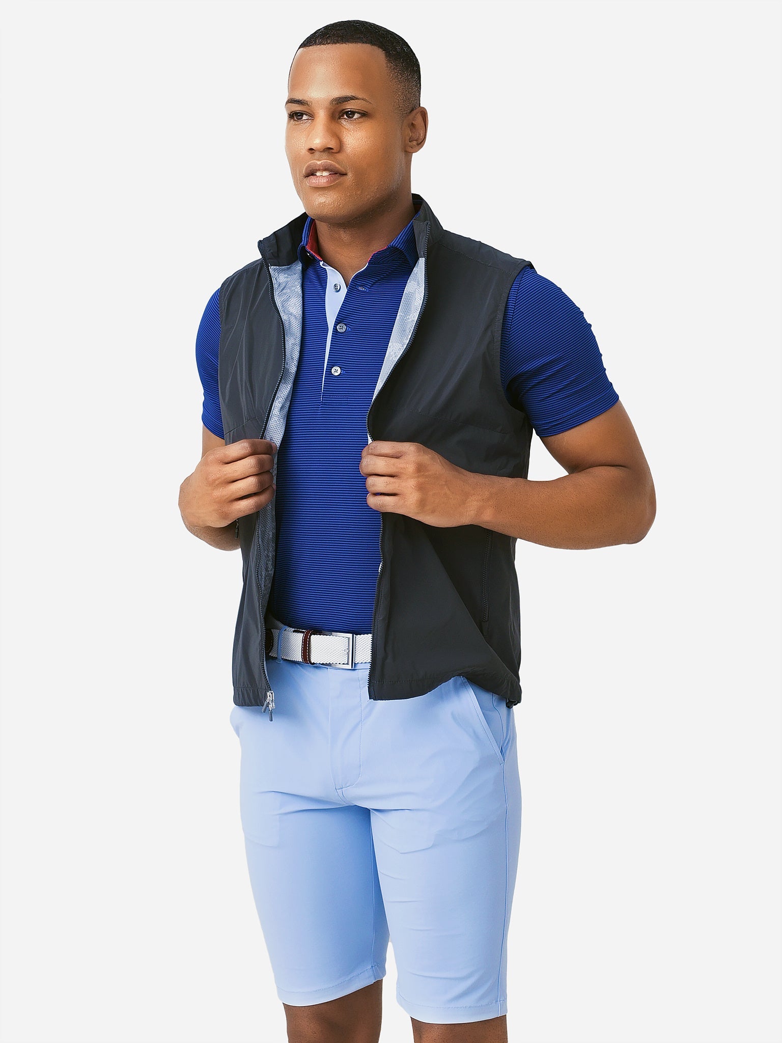  Peter Millar Active Men's Dart Reflect Performance Vest