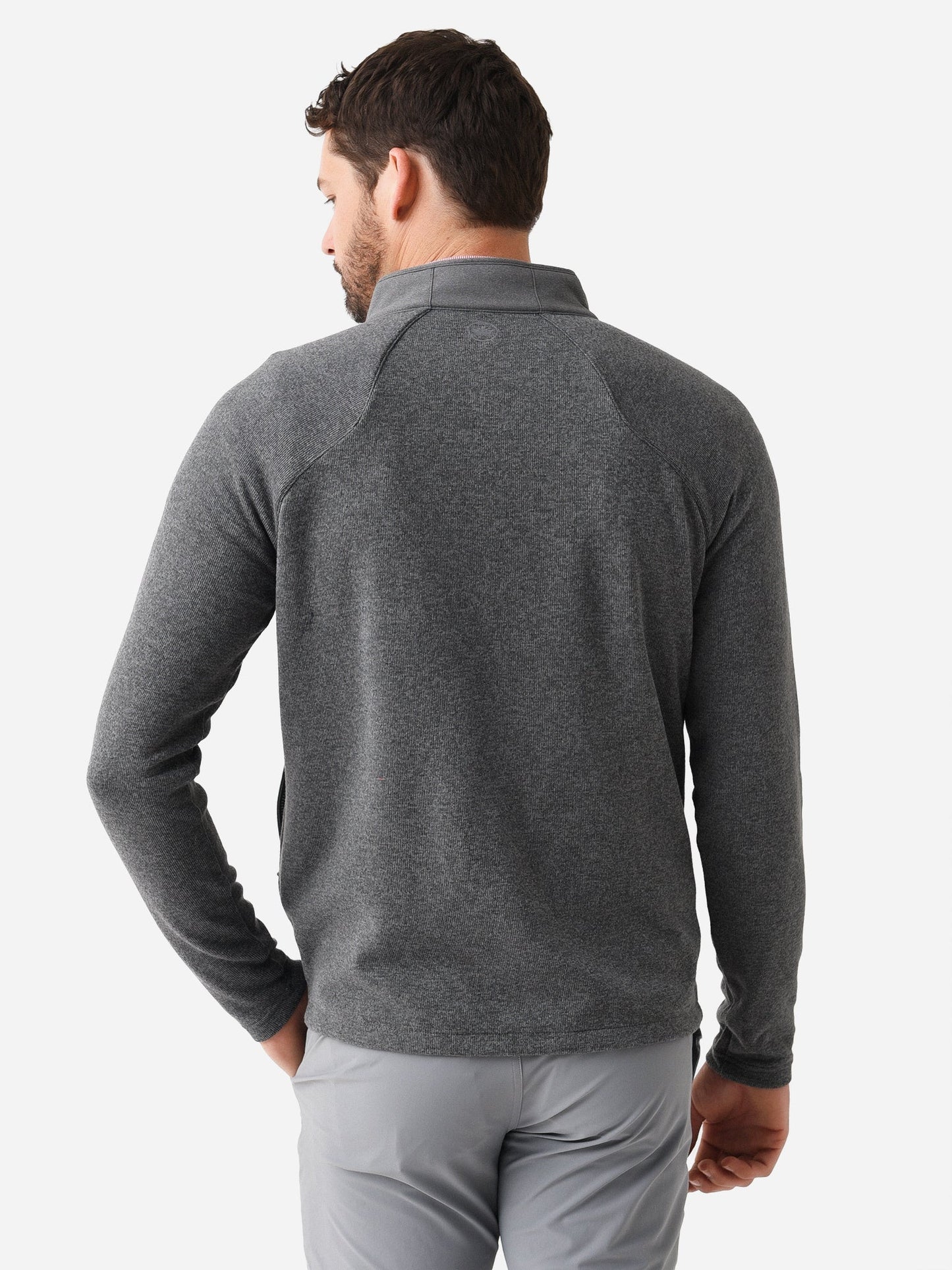  Peter Millar Crown Sport Men's Flannel Merge Hybrid Jacket