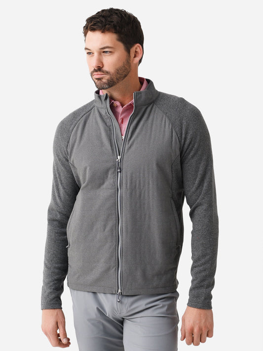  Peter Millar Crown Sport Men's Flannel Merge Hybrid Jacket