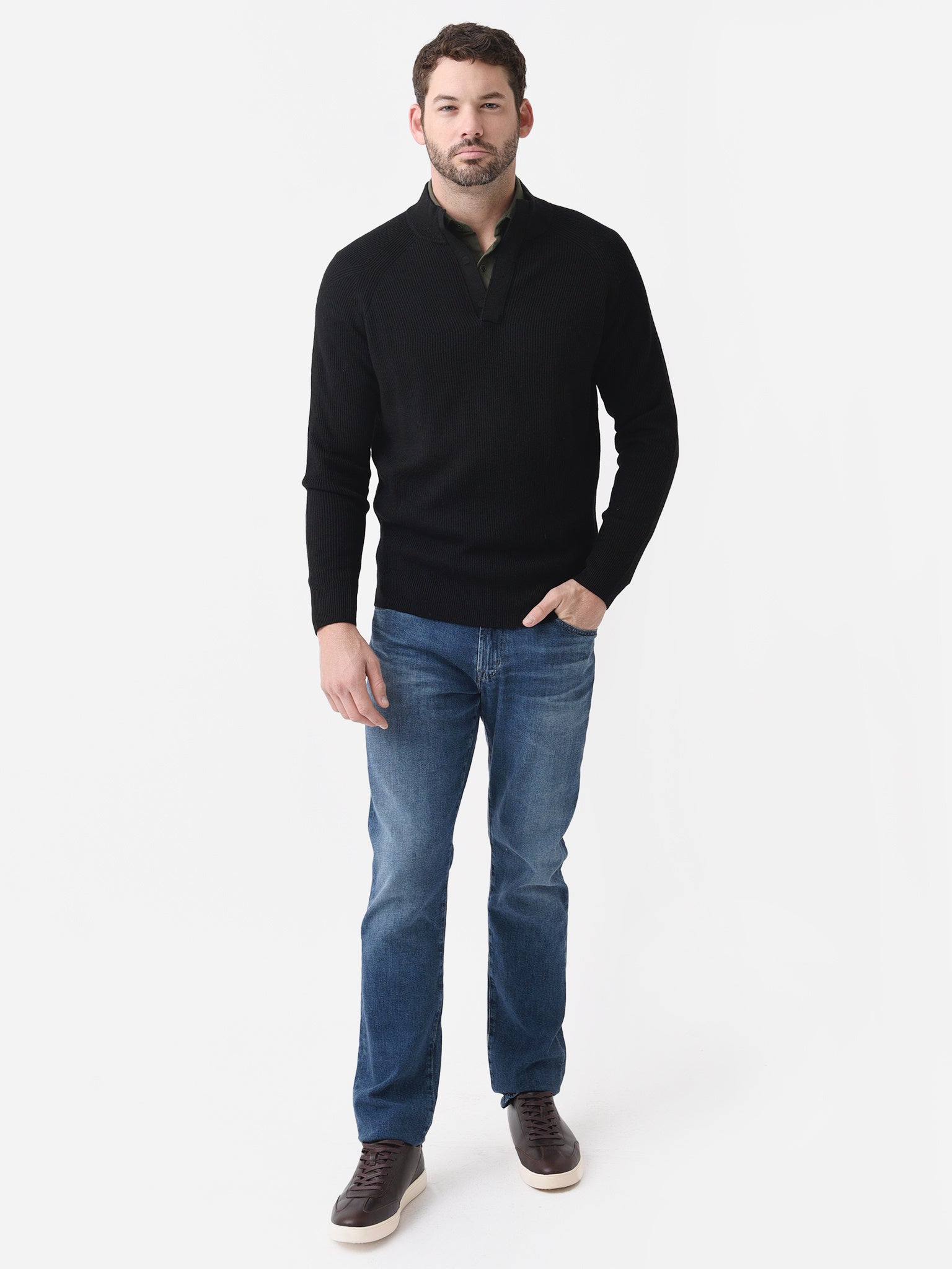  Peter Millar Crown Men's Apres Ski Sweater