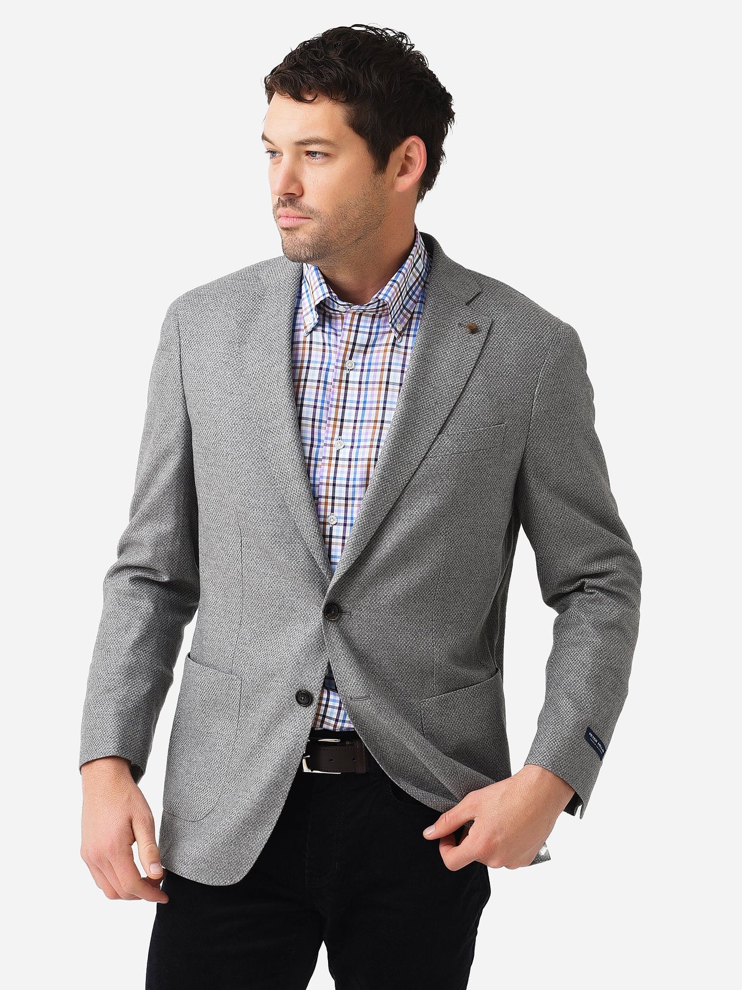  Peter Millar Crown Crafted Men's Mitchell Wool-Cashmere Soft Jacket
