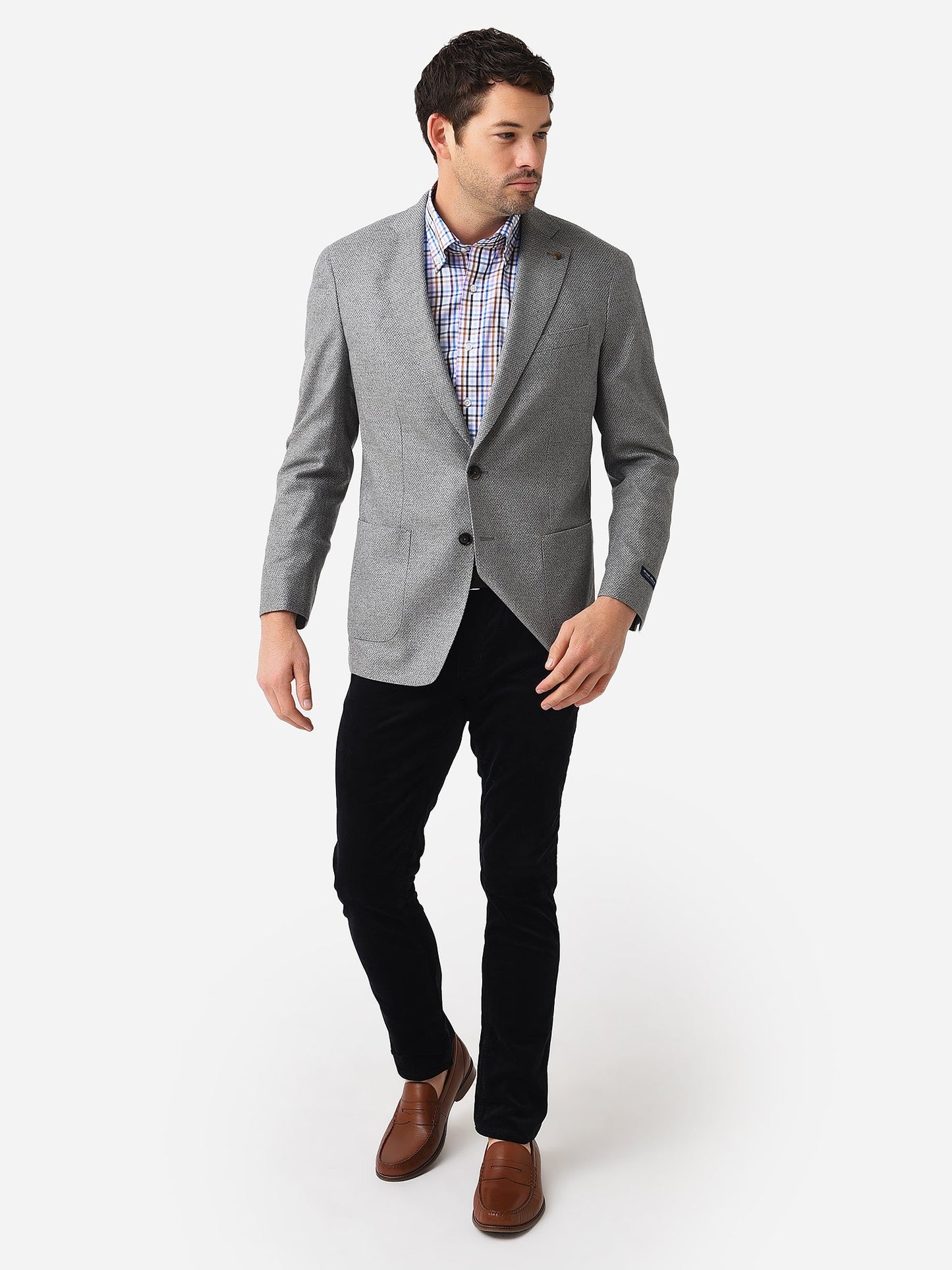  Peter Millar Crown Crafted Men's Mitchell Wool-Cashmere Soft Jacket