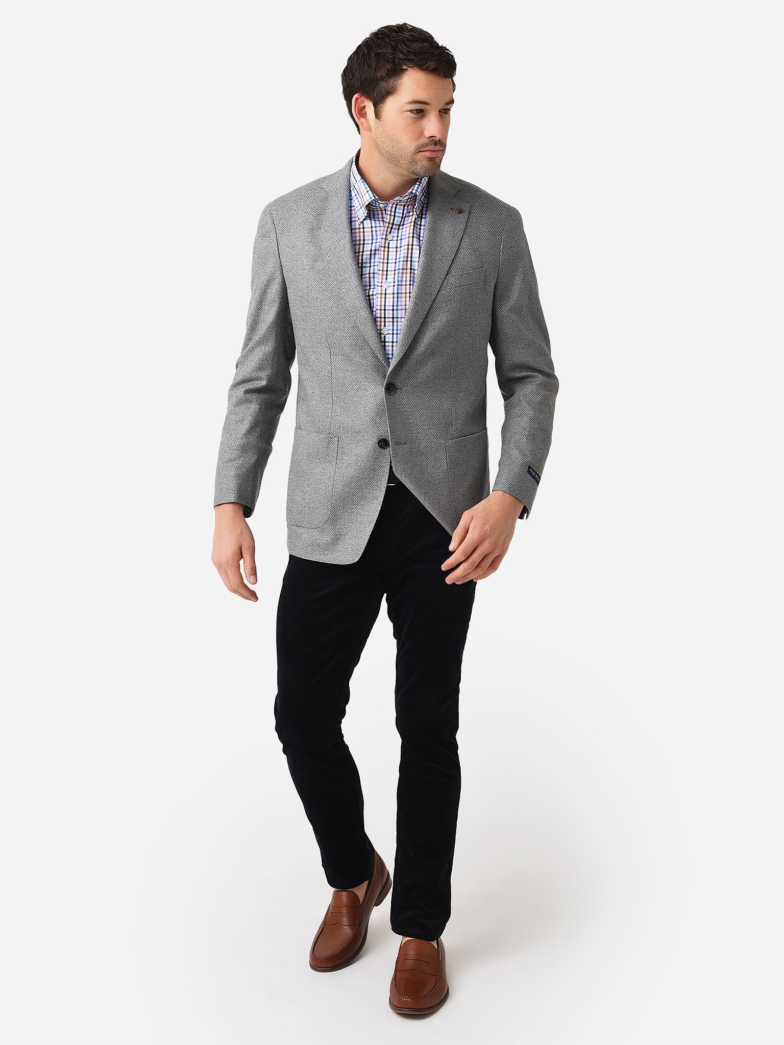  Peter Millar Crown Crafted Men's Mitchell Wool-Cashmere Soft Jacket