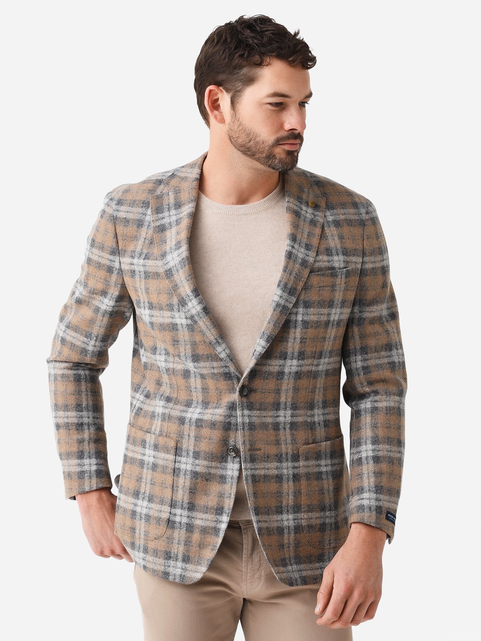  Peter Millar Crown Crafted Men's Winter Excursionist Horizon Blazer