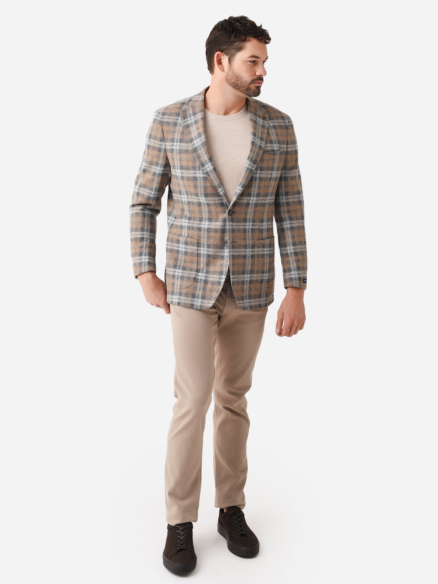  Peter Millar Crown Crafted Men's Winter Excursionist Horizon Blazer