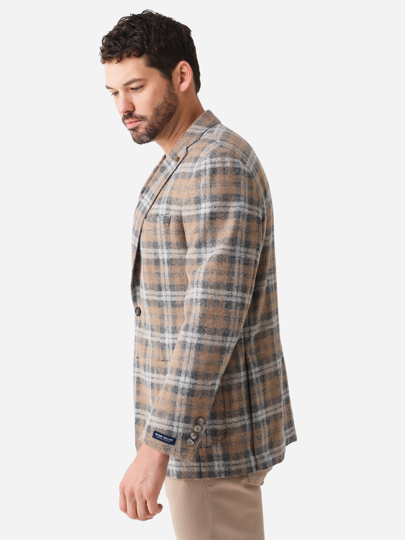  Peter Millar Crown Crafted Men's Winter Excursionist Horizon Blazer