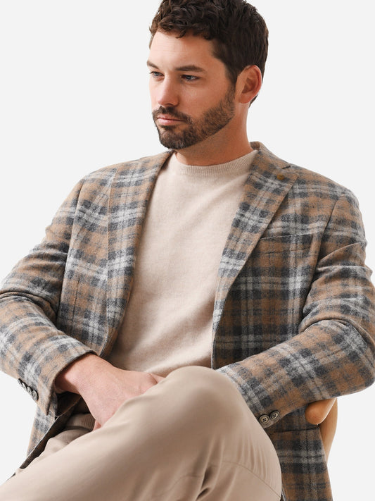  Peter Millar Crown Crafted Men's Winter Excursionist Horizon Blazer