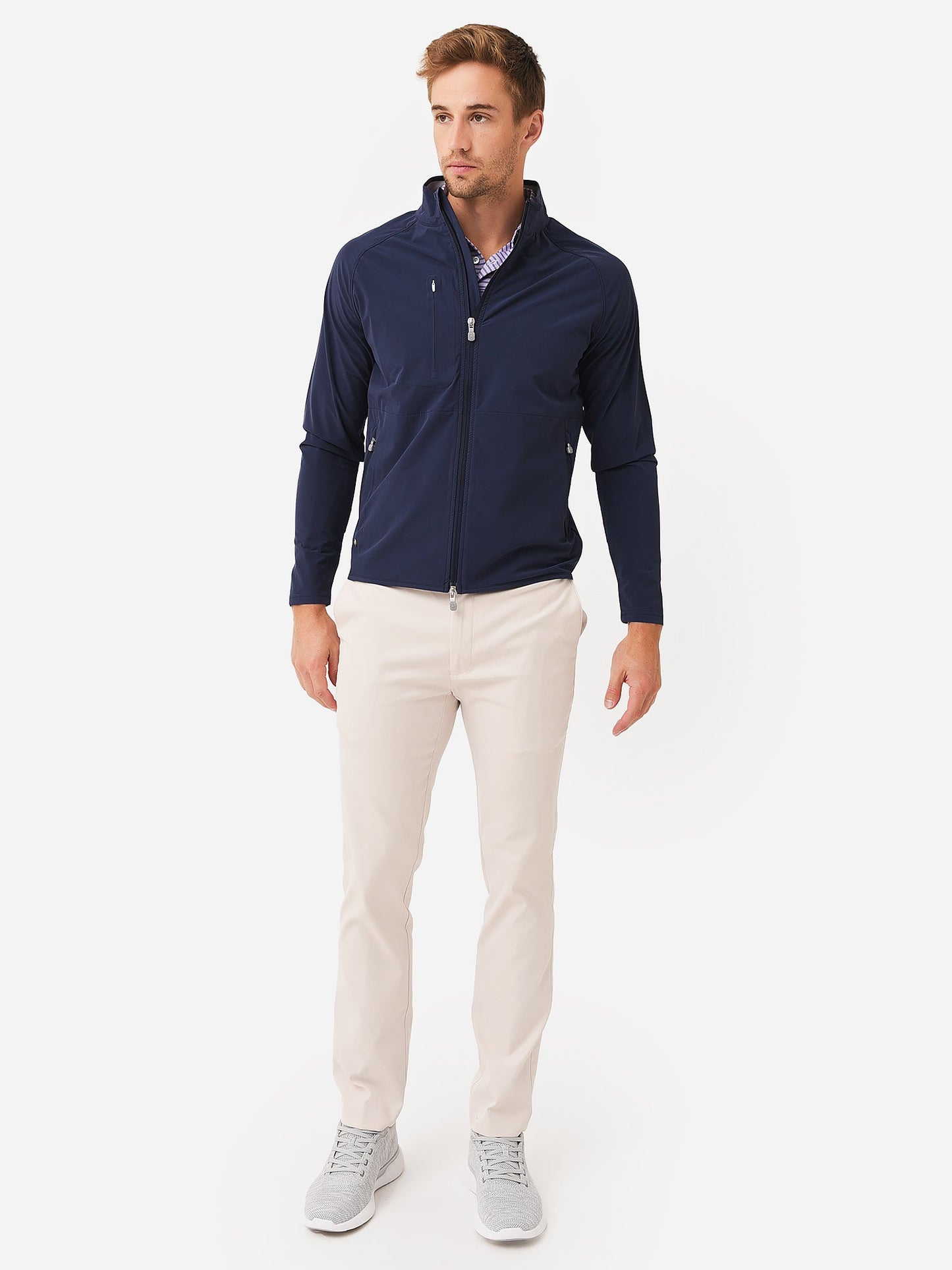  Peter Millar Crown Crafted Men's Flex Adapt Wind Cheater Shell