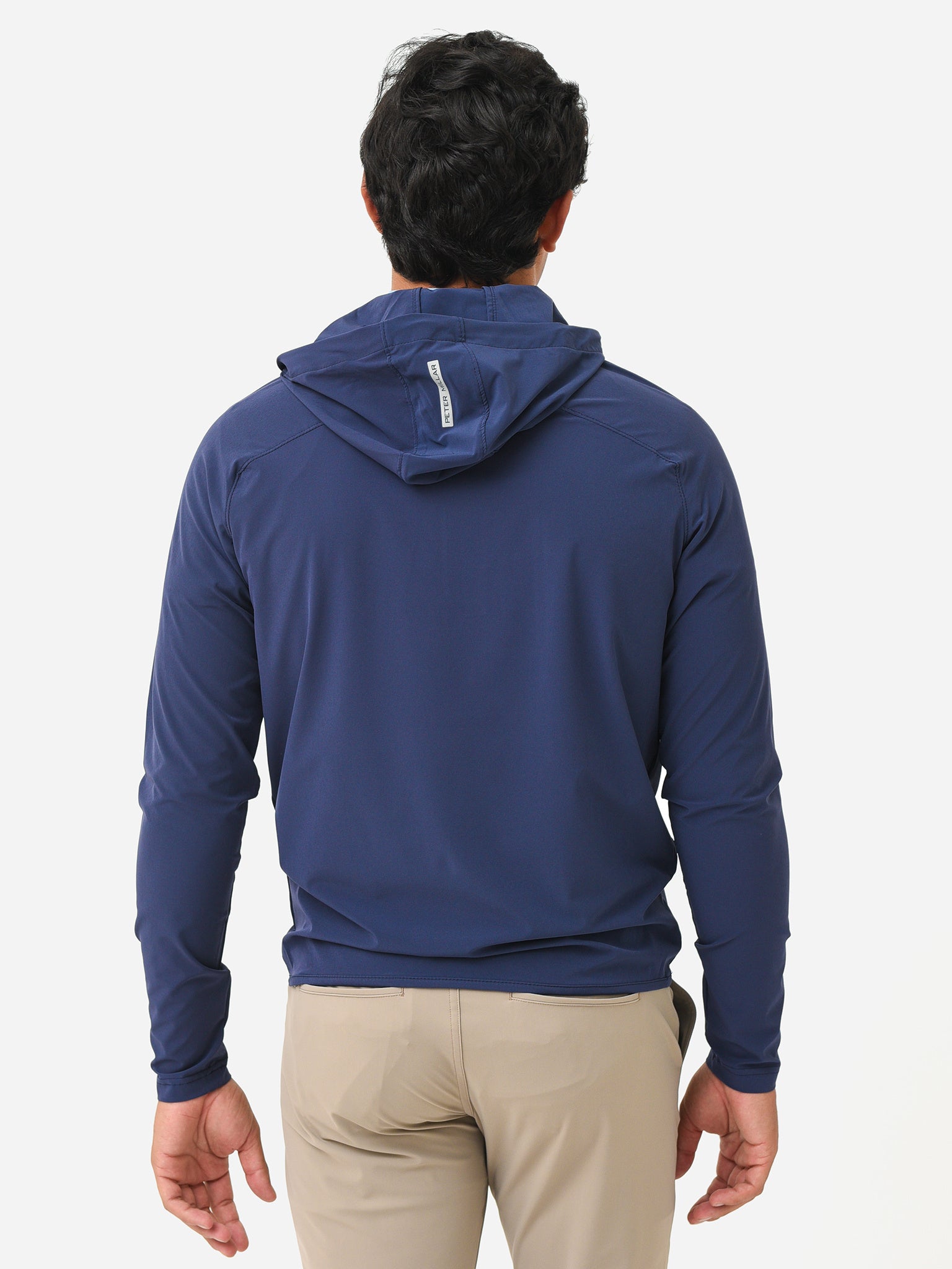  Peter Millar Crown Crafted Men's Flex Adapt Half-Zip Hoodie